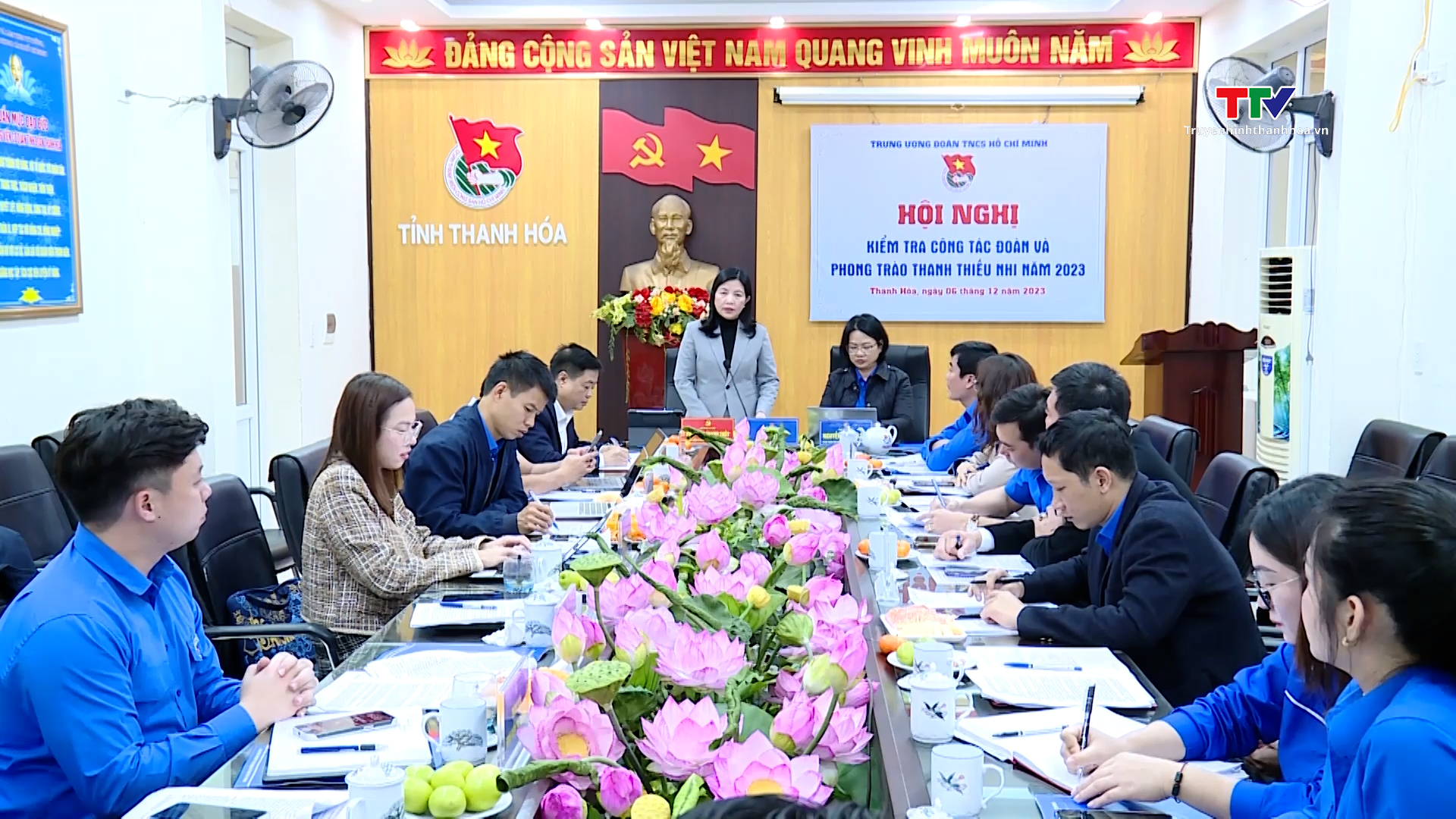 Trung ương Đoàn kiểm tra công tác Đoàn và phong trào thanh thiếu nhi năm 2023 tại Thanh Hóa
- Ảnh 1.