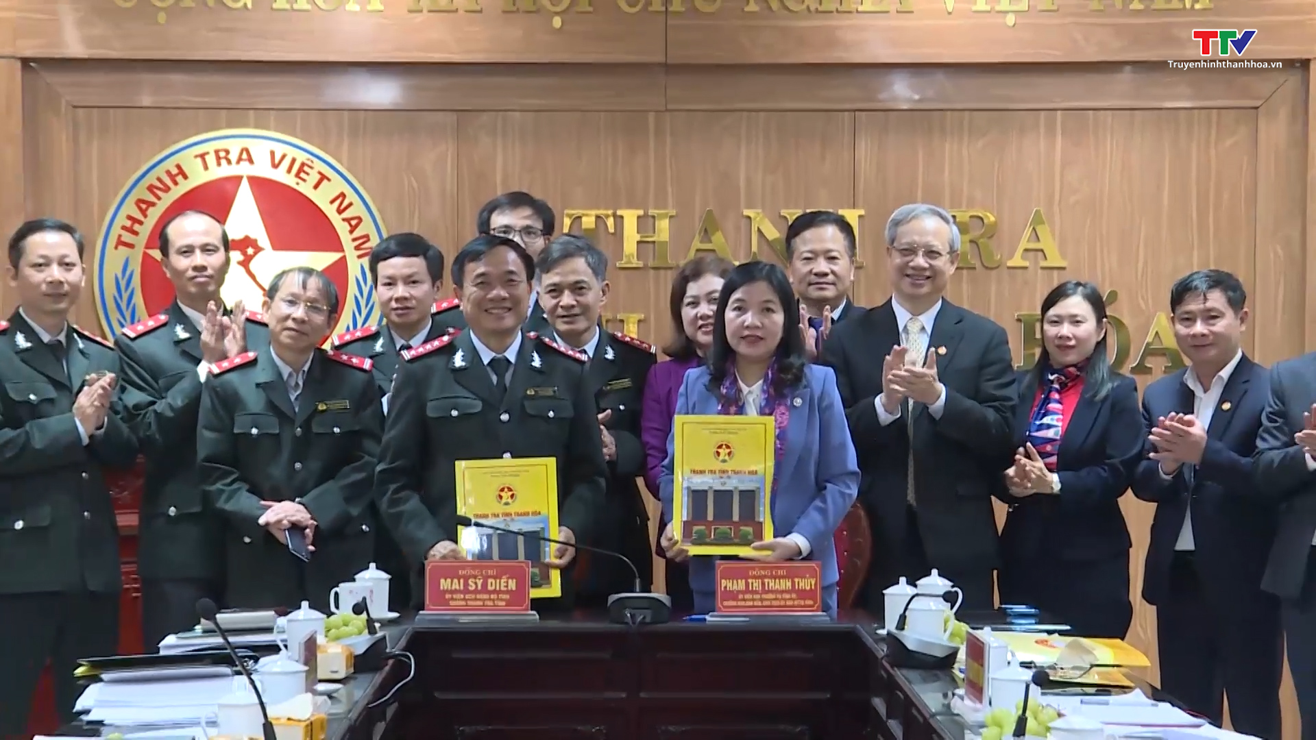 Uỷ ban MTTQ tỉnh Thanh Hóa và Thanh tra tỉnh thống nhất quy chế phối hợp  phòng chống tham nhũng - Ảnh 1.