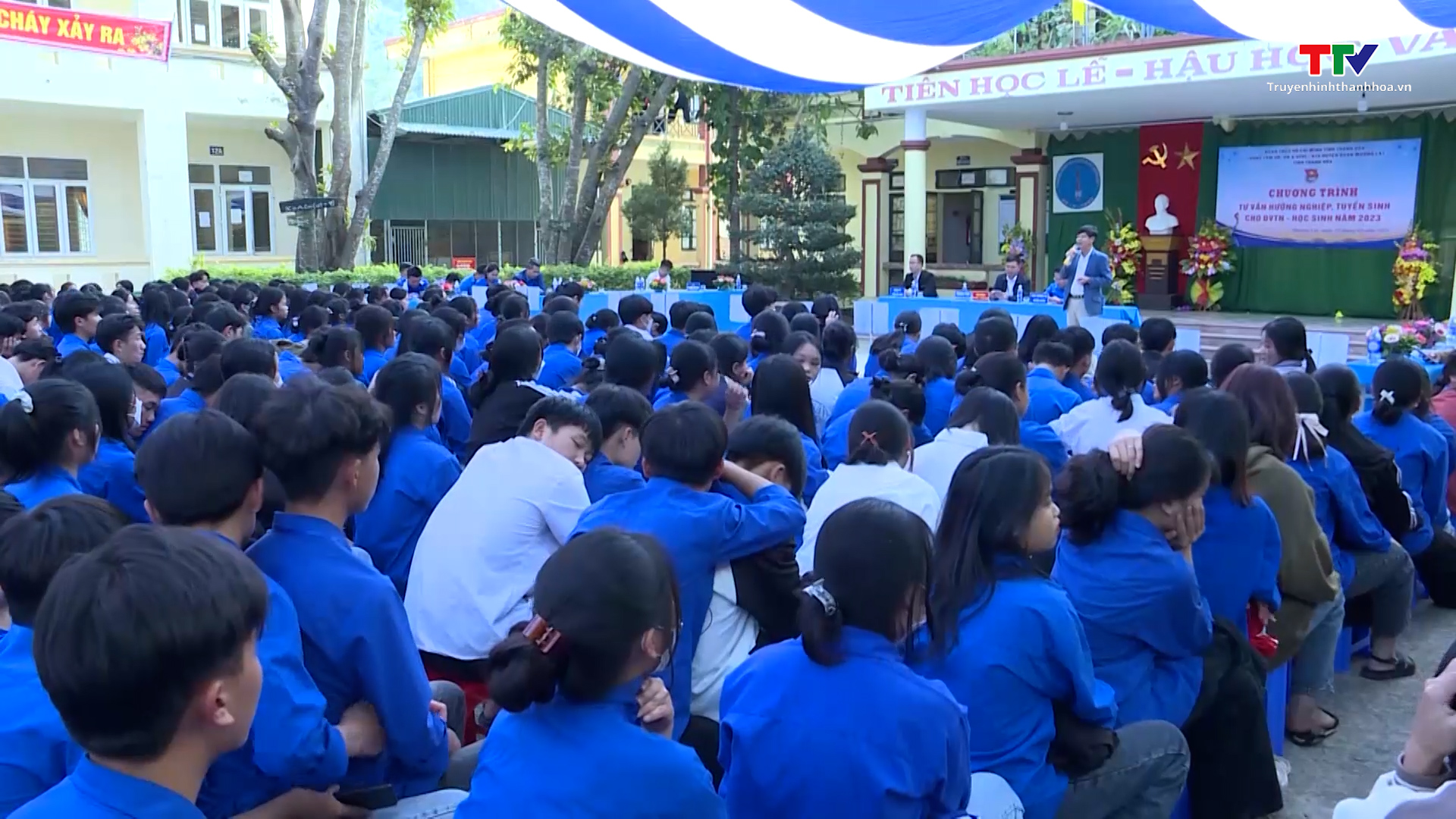 Tỉnh đoàn Thanh Hoá tổ chức chuỗi hoạt động hưởng ứng Tháng Thanh niên năm 2023 tại Mường Lát - Ảnh 1.
