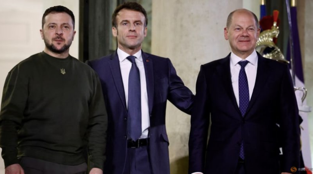 Anh, Pháp và Đức khẳng định tiếp tục hỗ trợ Ukraine chừng nào còn cần thiết - Ảnh 1.