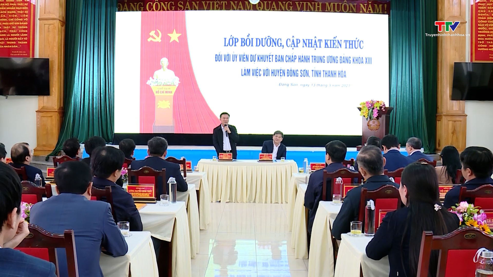 Đoàn công tác Học viện chính trị Quốc gia Hồ Chí Minh nghiên cứu, khảo sát thực tế tại Thanh Hóa - Ảnh 7.