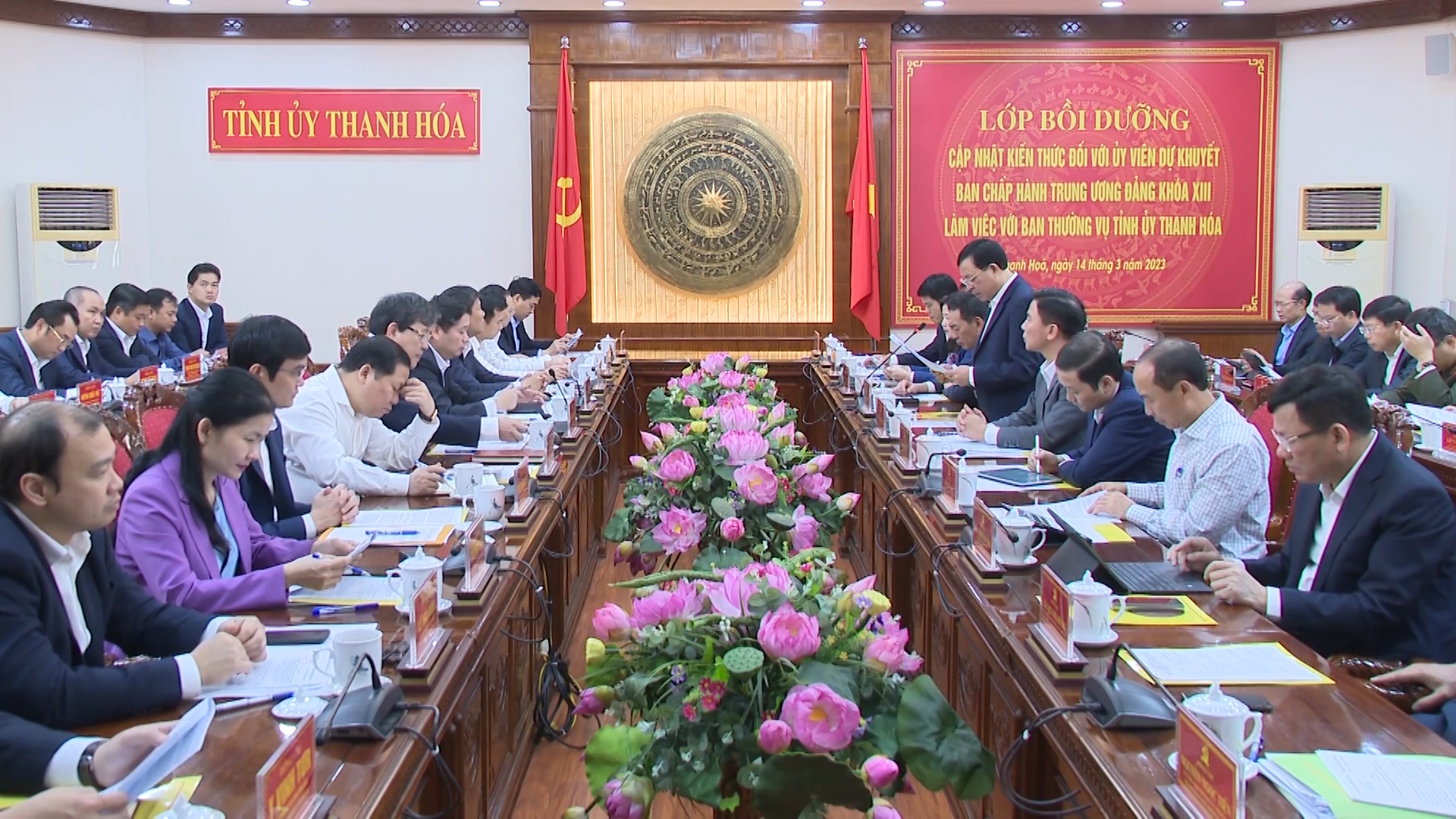 Đoàn công tác Học viện chính trị Quốc gia Hồ Chí Minh nghiên cứu, khảo sát thực tế tại Thanh Hóa - Ảnh 2.