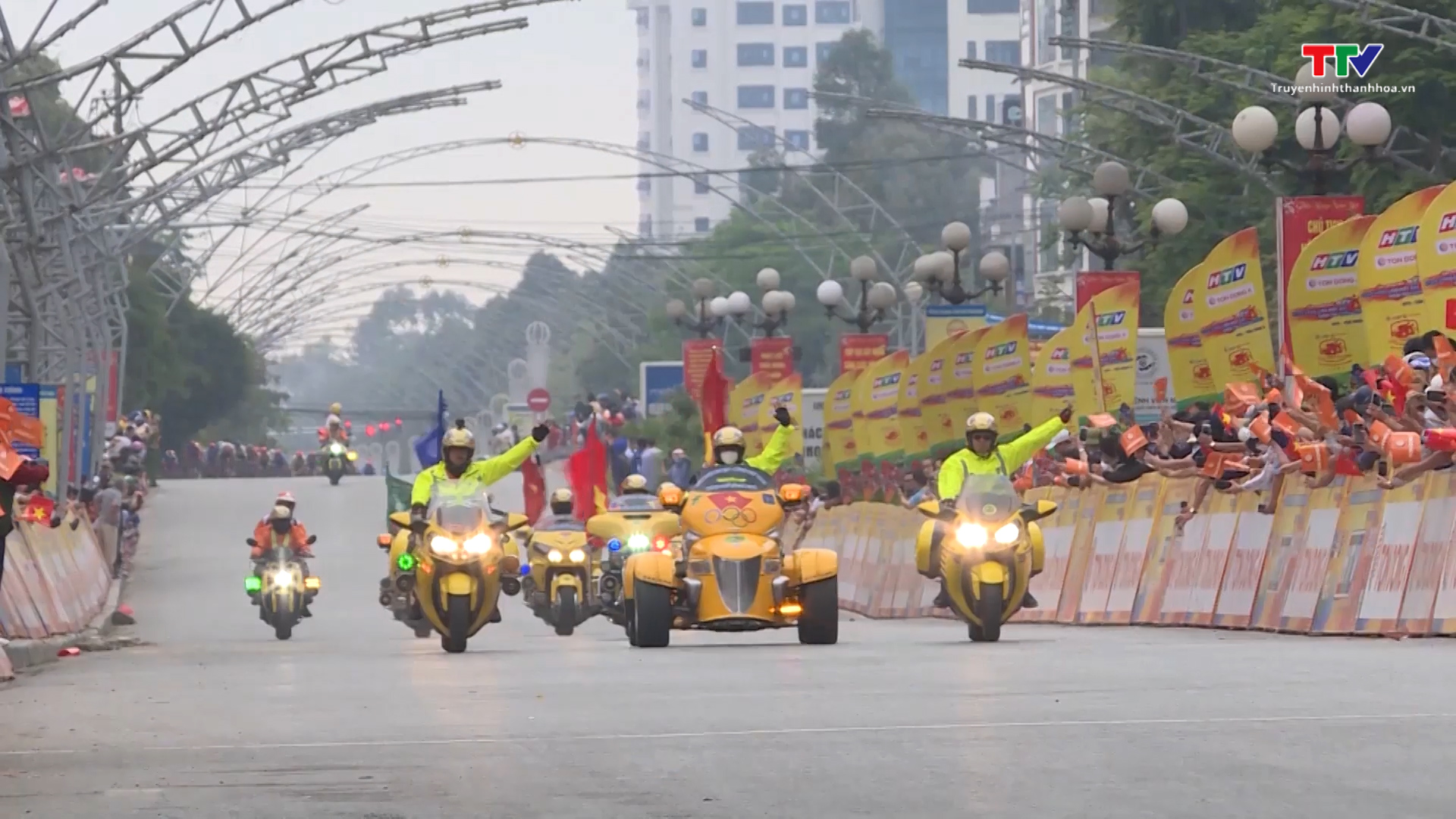 Thanh Hóa đảm bảo công tác đón và tiễn đoàn đua xe đạp toàn quốc Cúp truyền hình Thành phố Hồ Chí Minh.- Ảnh 1.