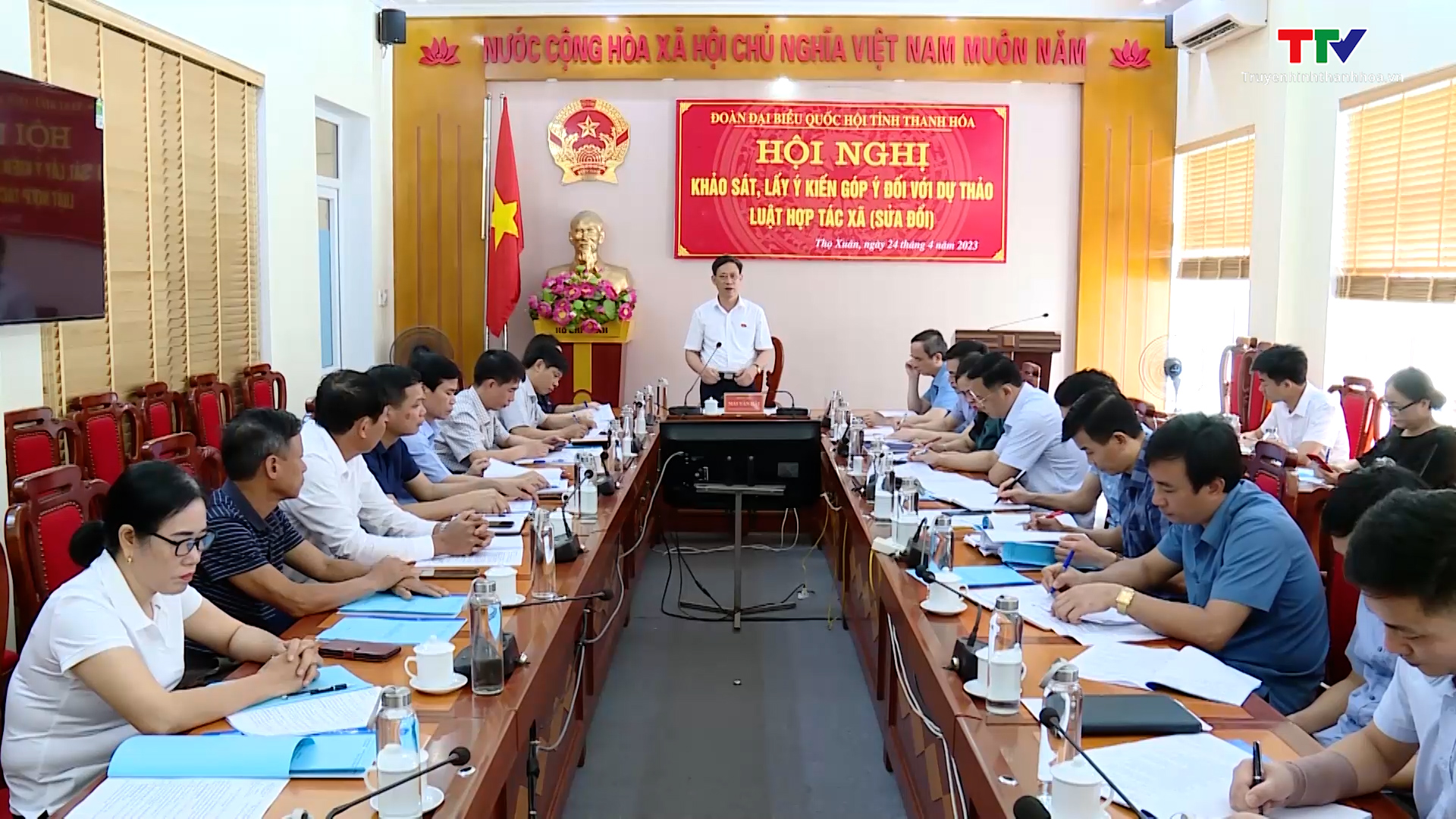 Đại biểu Quốc hội khảo sát, lấy ý kiến góp ý vào Dự thảo Luật Hợp tác xã (sửa đổi) tại 2 huyện Thọ Xuân và Yên Định
 - Ảnh 3.