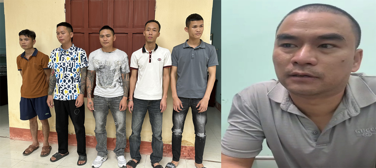 Công an huyện Quảng Xương phá Chuyên án, bắt giữ 6 đối tượng hoạt động &quot;tín dụng đen&quot; - Ảnh 1.