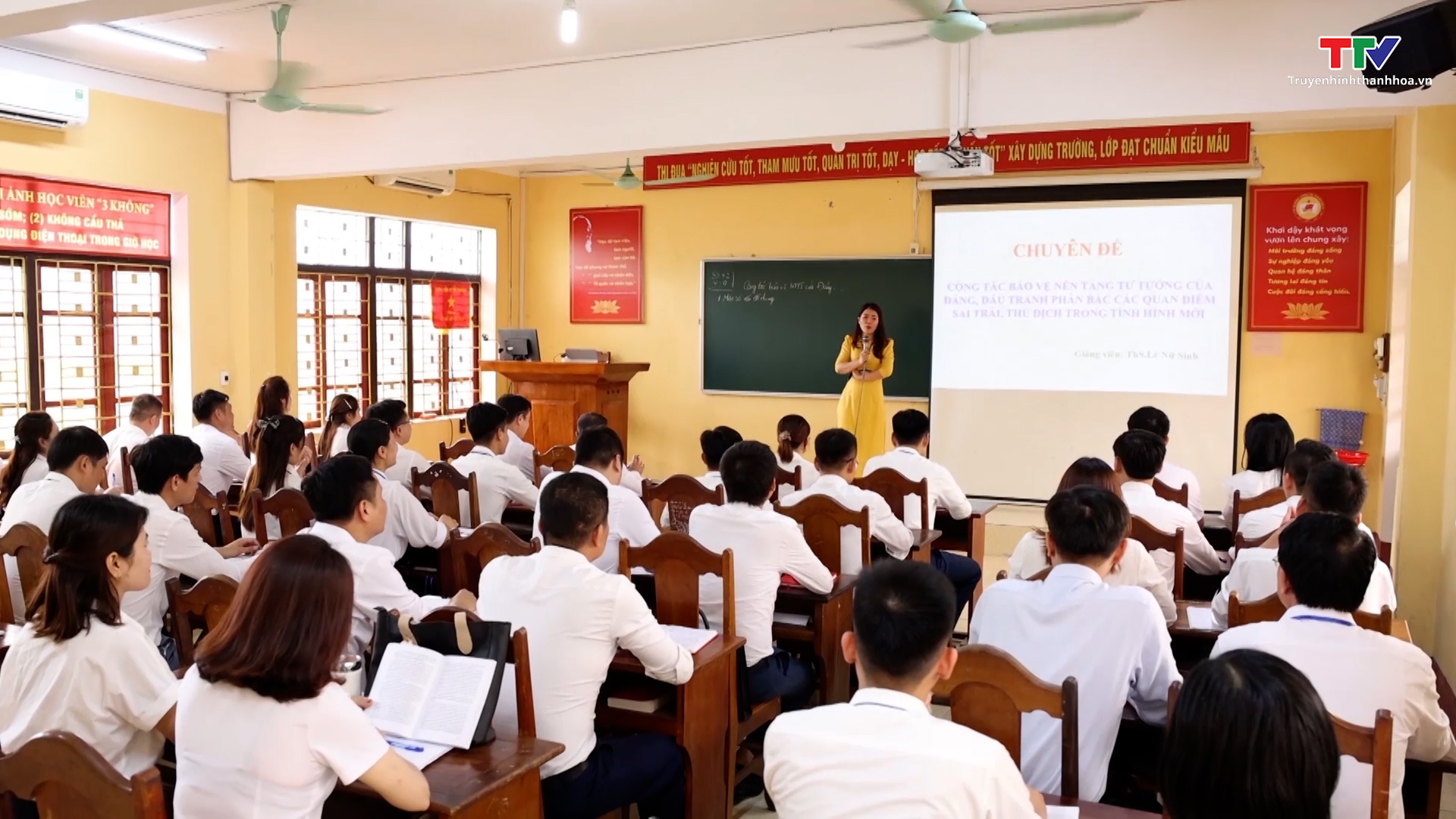 Hành trình xây dựng Trường Chính trị tỉnh Thanh Hóa đạt chuẩn - Ảnh 7.