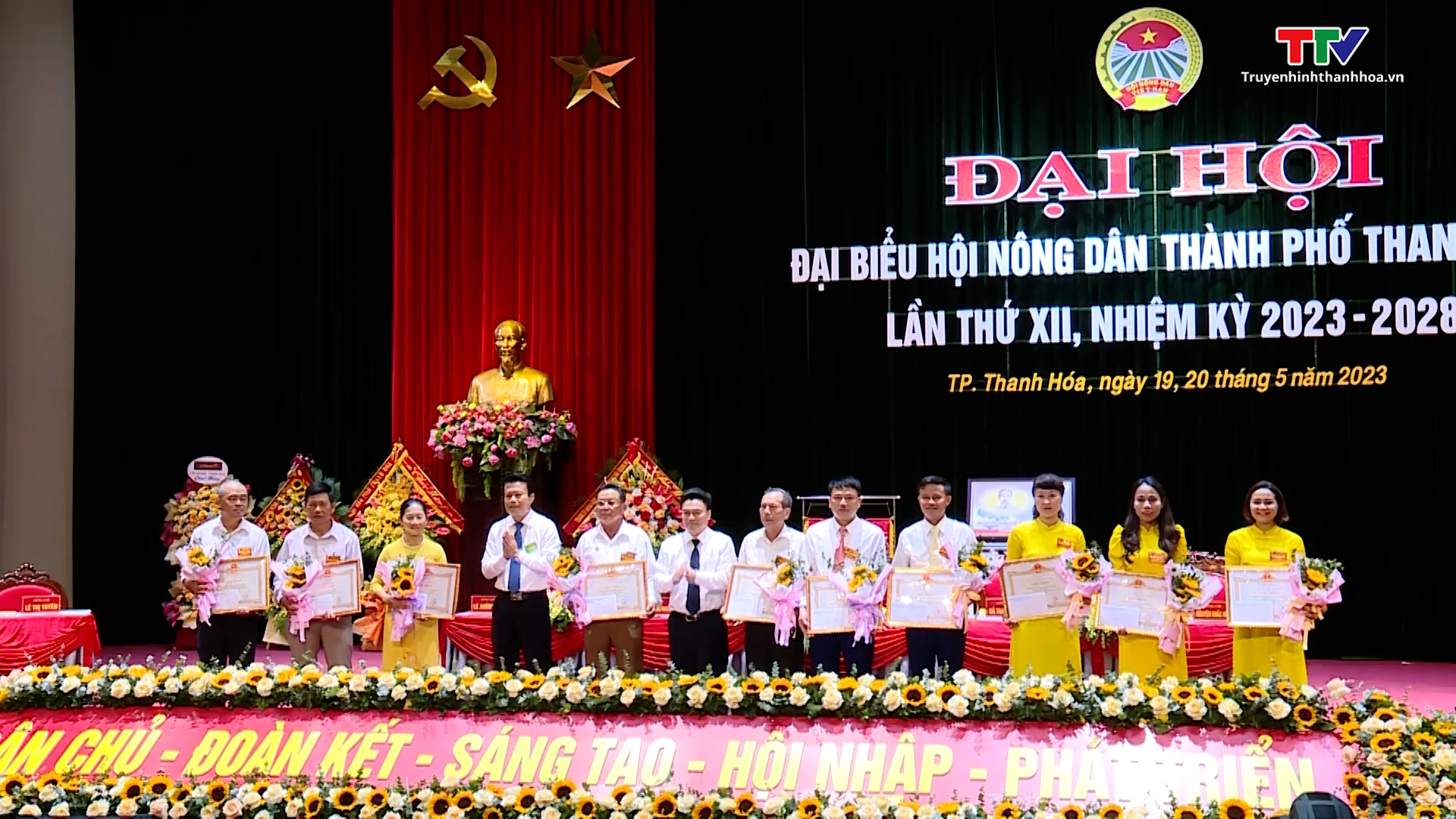 Đại hội đại biểu Hội Nông dân thành phố Thanh Hóa, nhiệm kỳ 2023 – 2028 - Ảnh 4.