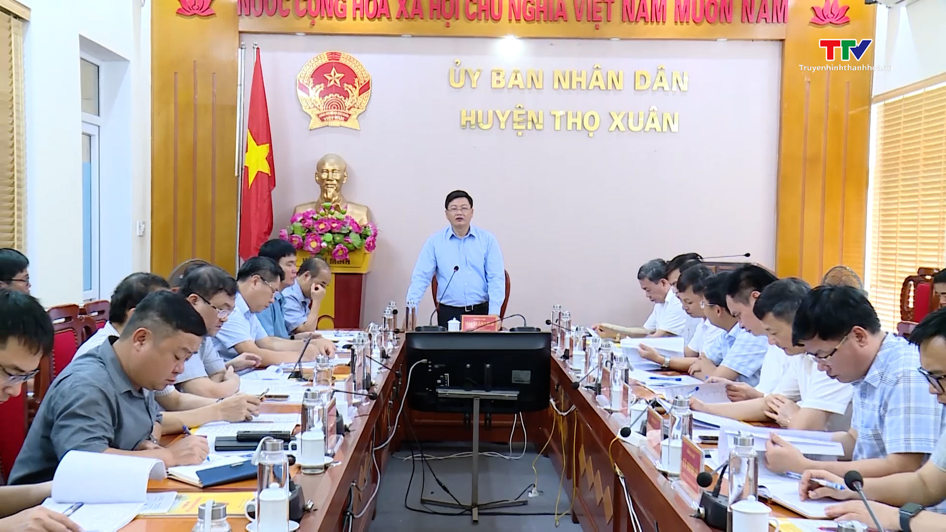 Phó Chủ tịch UBND tỉnh Mai Xuân Liêm kiểm tra tiến độ giải ngân vốn đầu tư công  - Ảnh 2.