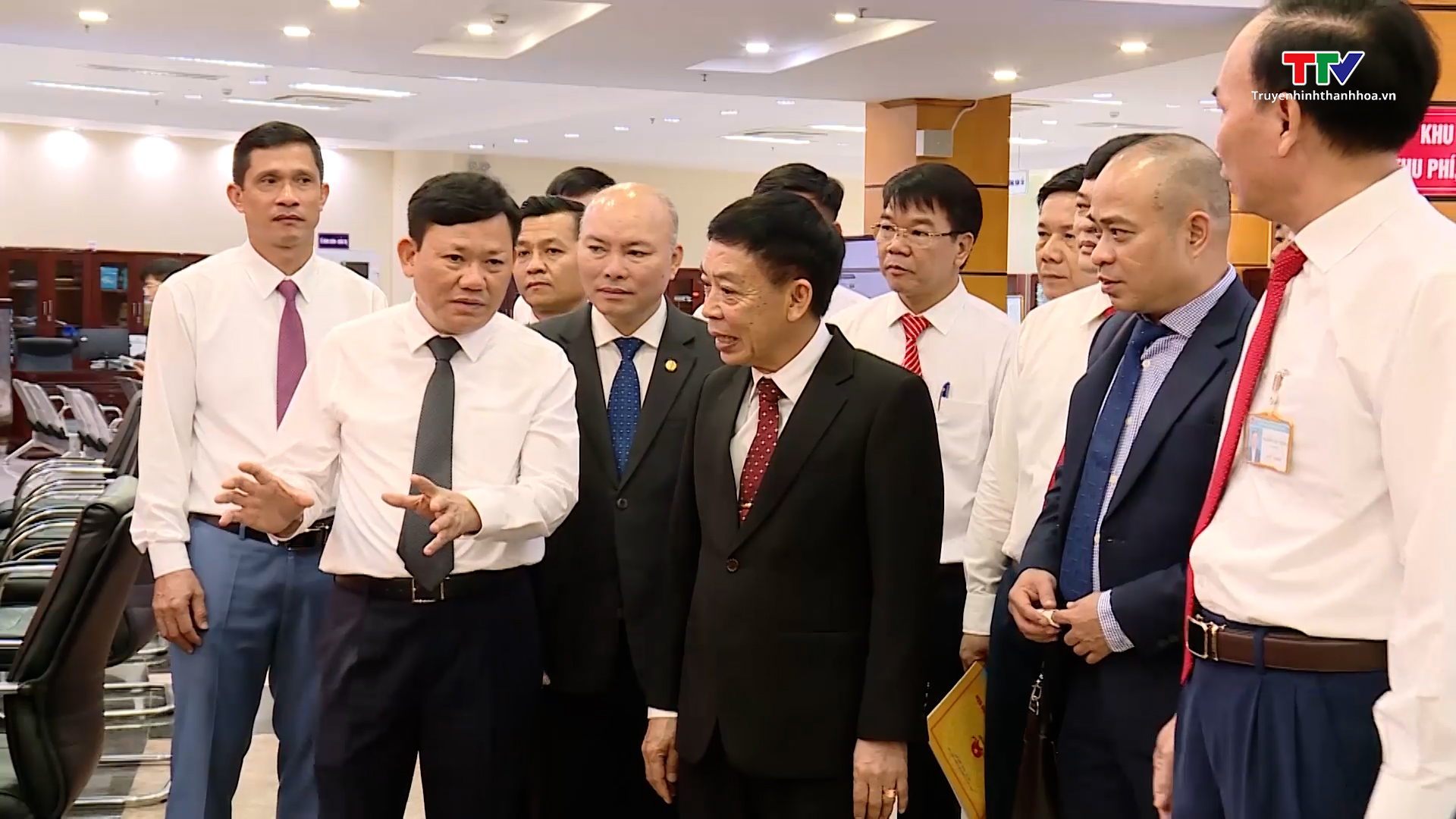 Đoàn cán bộ cấp cao của nước Cộng hoà dân chủ Nhân dân Lào thăm và làm việc tại tỉnh Thanh Hoá - Ảnh 4.