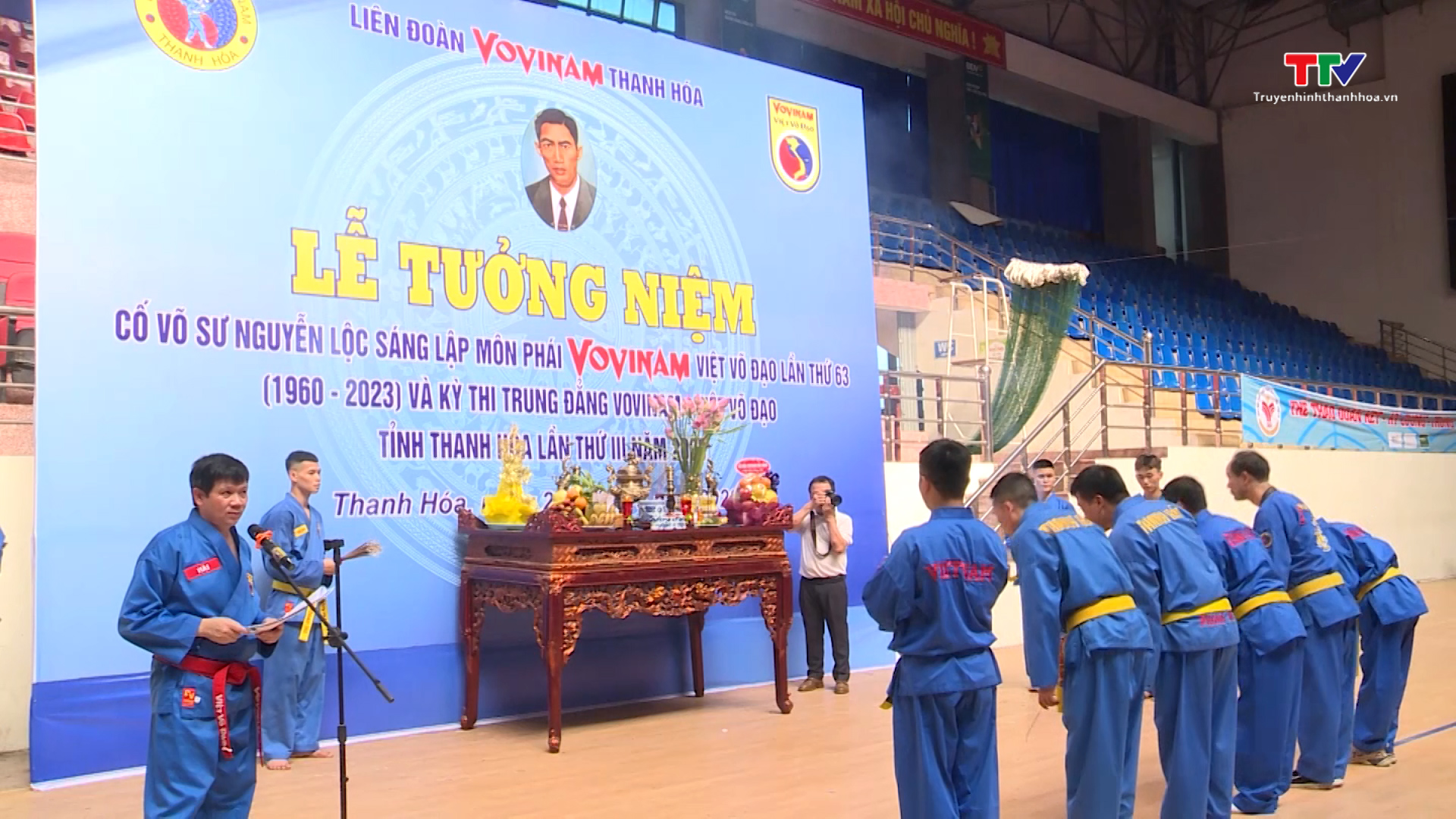 Liên đoàn Vovinam Thanh Hóa tưởng nhớ cố võ sư Nguyễn Lộc và trao giải cho các môn sinh - Ảnh 2.