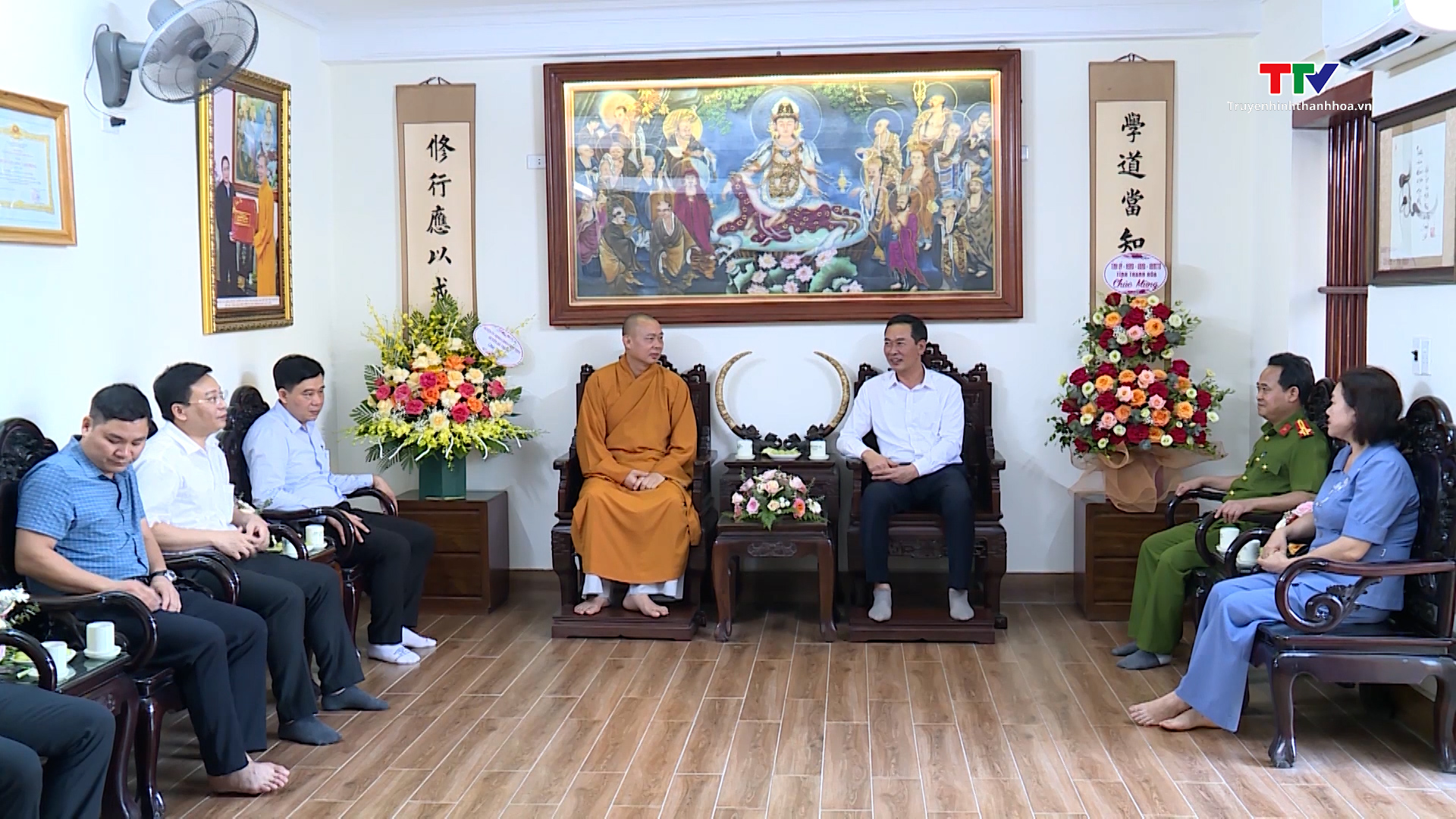 Phó Bí thư Tỉnh uỷ chúc mừng Giáo hội Phật giáo tỉnh Thanh Hoá  - Ảnh 4.