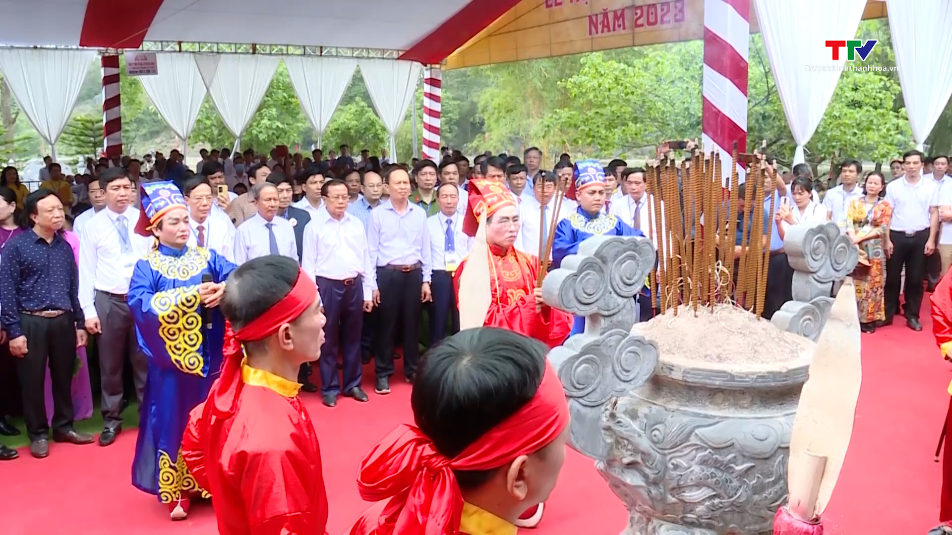 Khai mạc Lễ hội đền Đồng Cổ, huyện Yên Định năm 2023 - Ảnh 2.