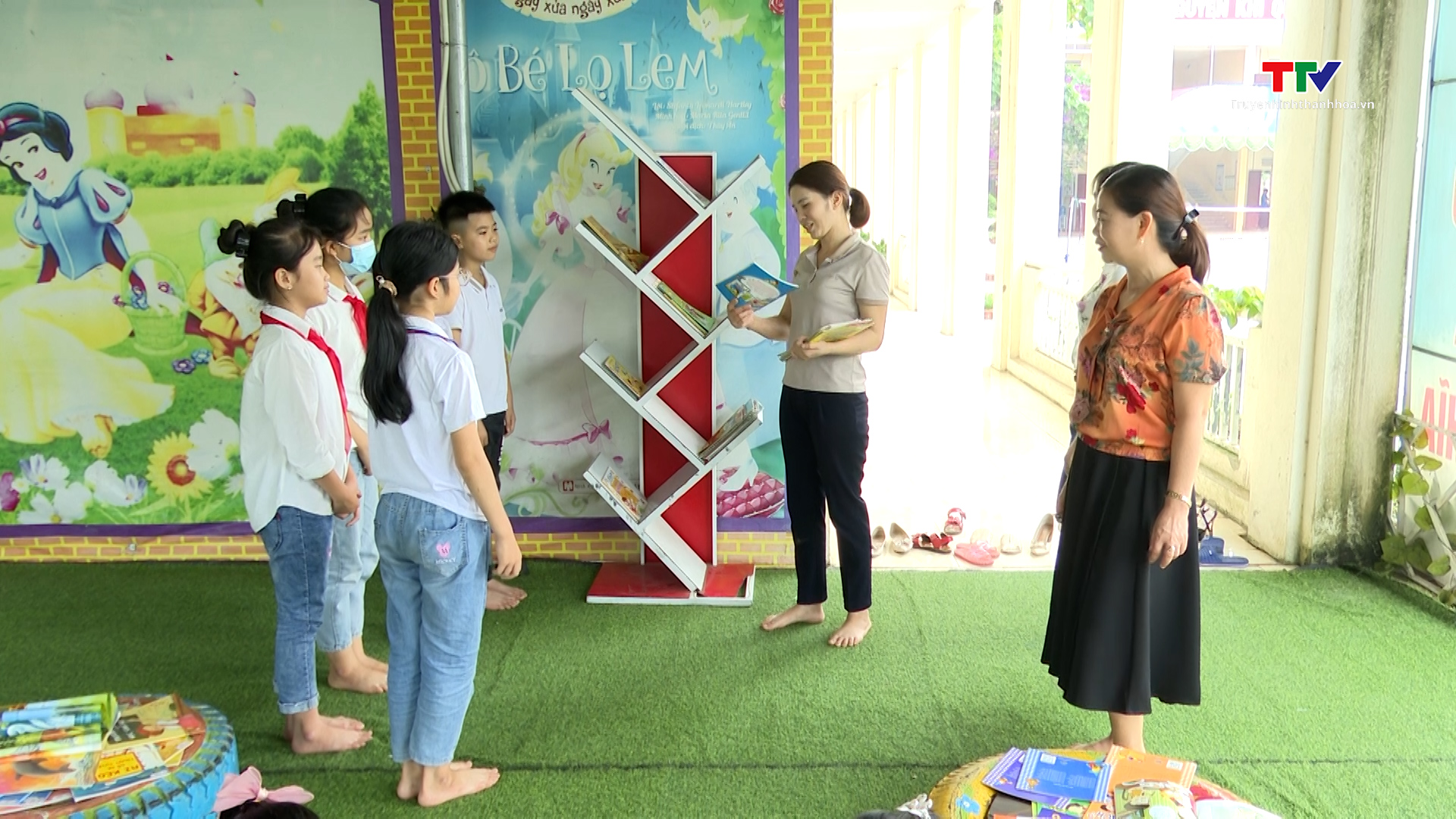 Huyện Thọ Xuân: Xây dựng thư viện thân thiện trong trường học - Ảnh 2.