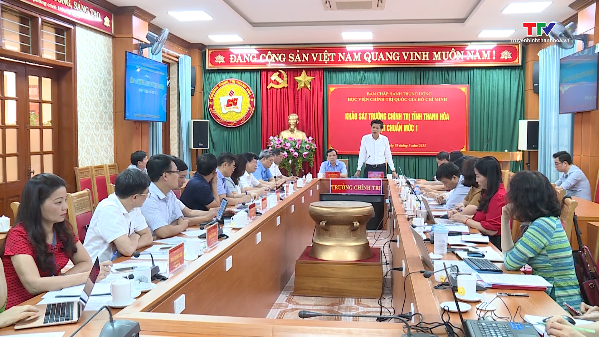 Trường Chính trị tỉnh Thanh Hoá có 6/6 tiêu chí với 55/55 chỉ tiêu đạt trường chuẩn mức độ 1 - Ảnh 4.