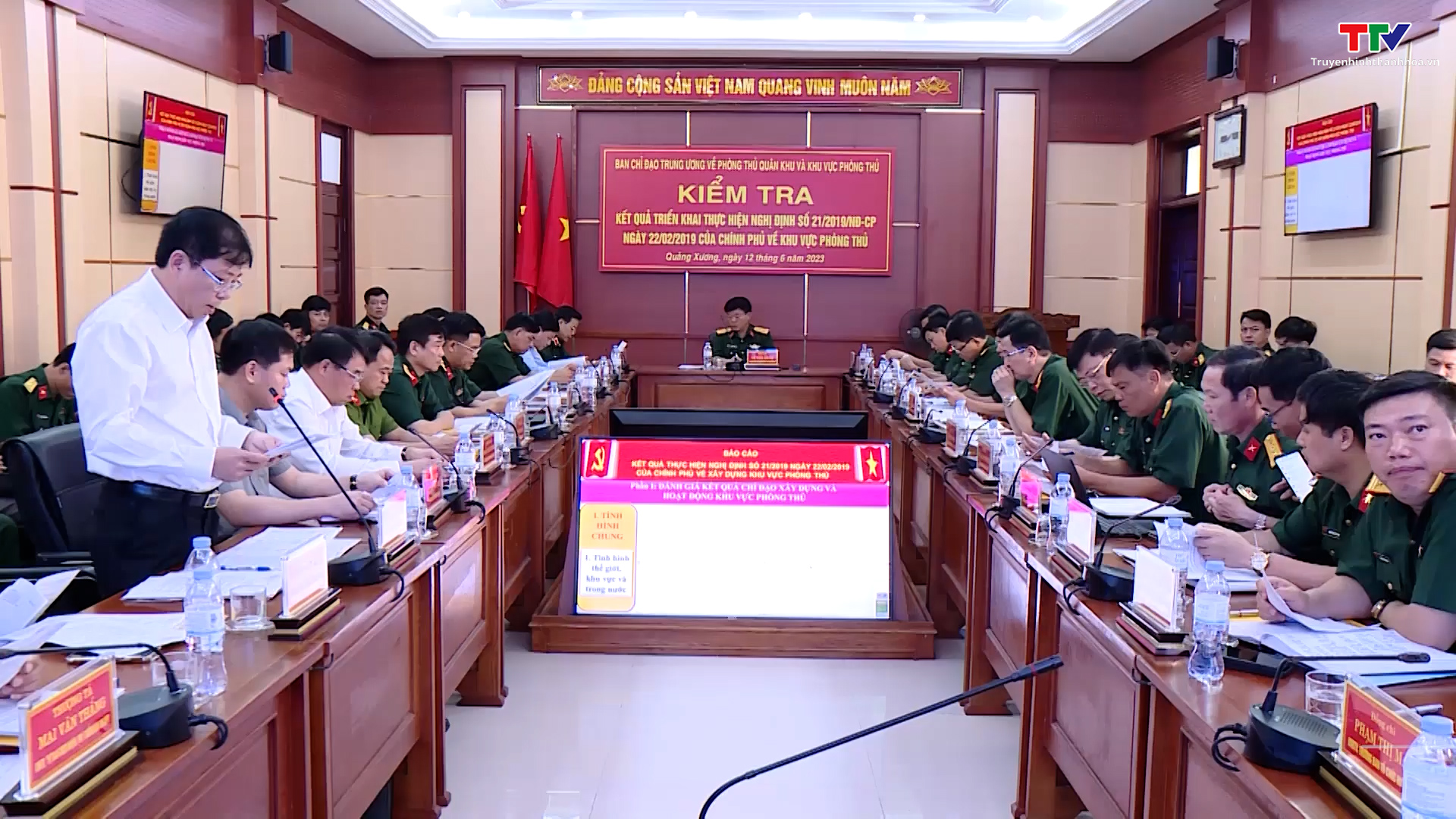 Đoàn kiểm tra của Bộ Quốc phòng kiểm tra việc xây dựng Khu vực phòng thủ tại Thanh Hóa - Ảnh 2.