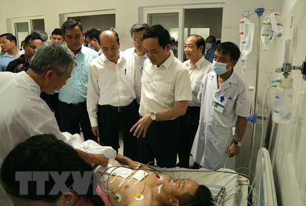 Phó Thủ tướng Trần Lưu Quang thăm các nạn nhân vụ tấn công tại Đắk Lắk - Ảnh 1.