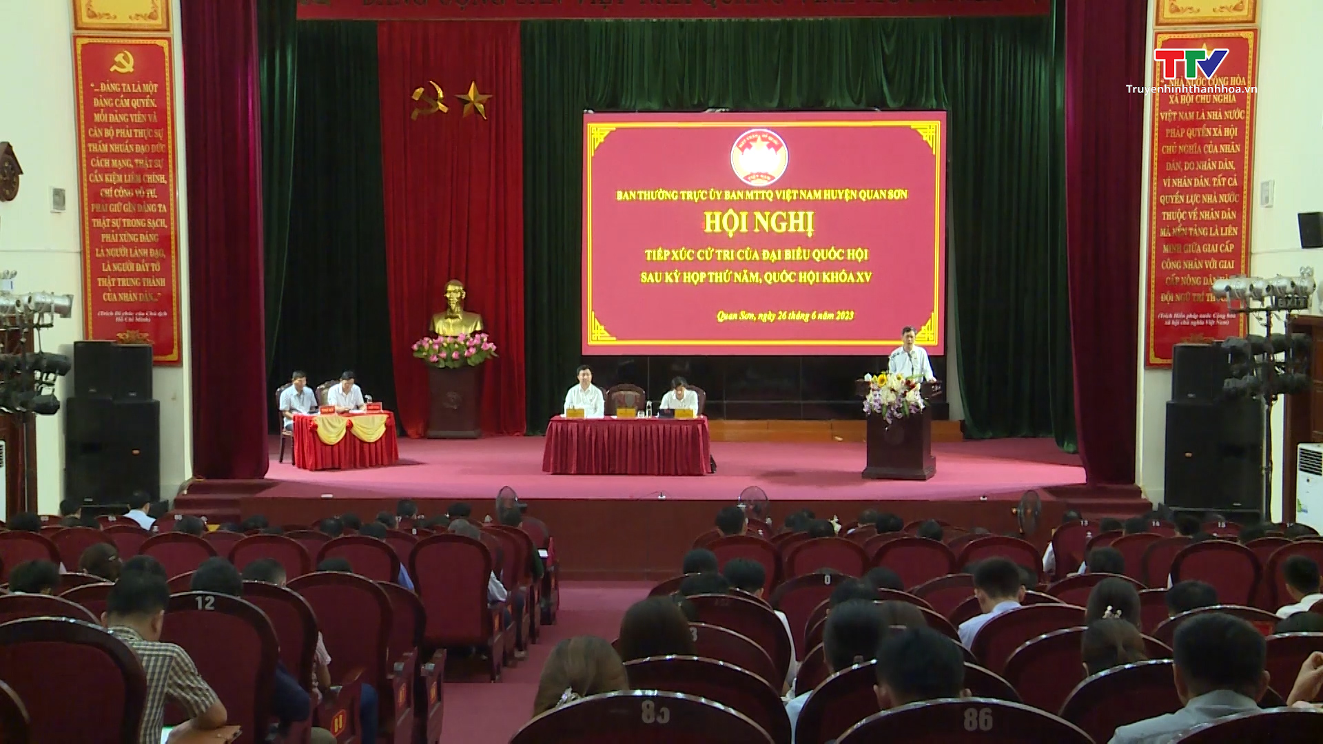 Đoàn đại biểu Quốc hội tỉnh Thanh Hoá tiếp xúc cử tri sau kỳ họp thứ 5, Quốc hội khoá XV - Ảnh 4.