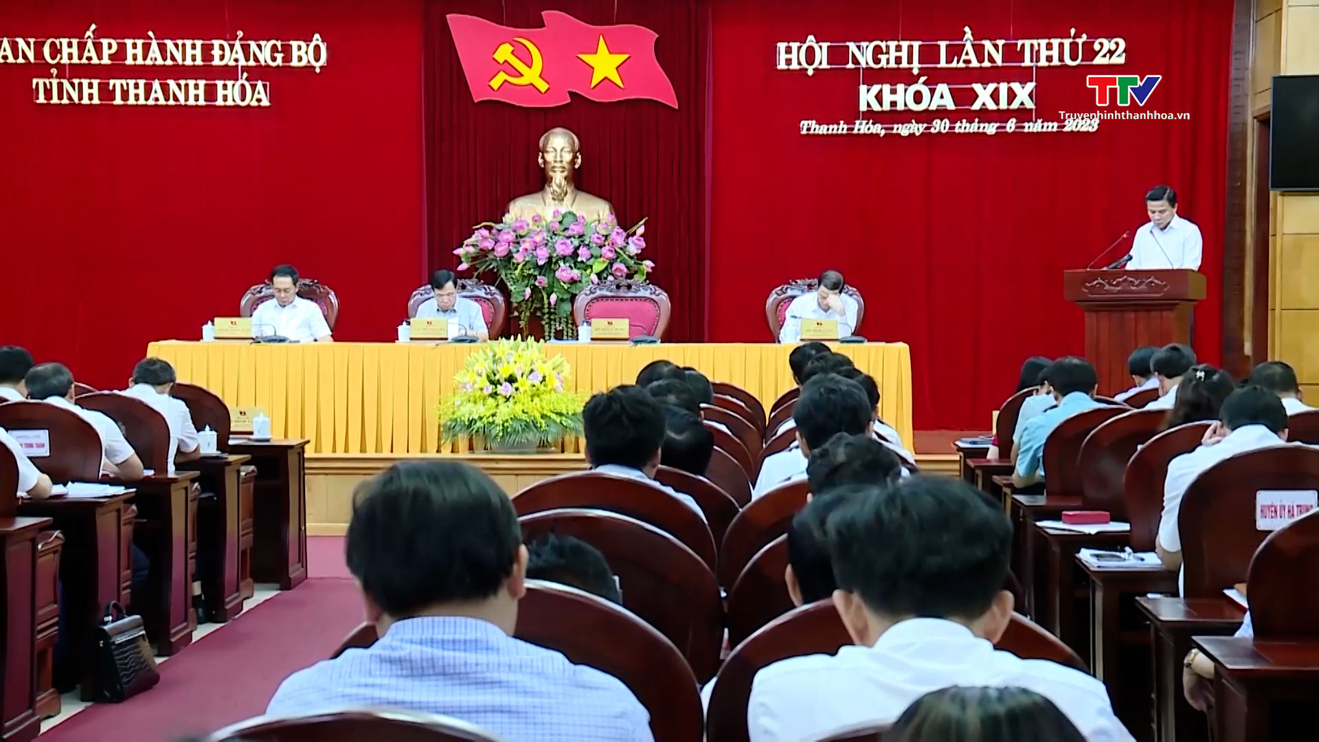 Hội nghị lần thứ 22 Ban Chấp hành Đảng bộ tỉnh khoá XIX - Ảnh 10.