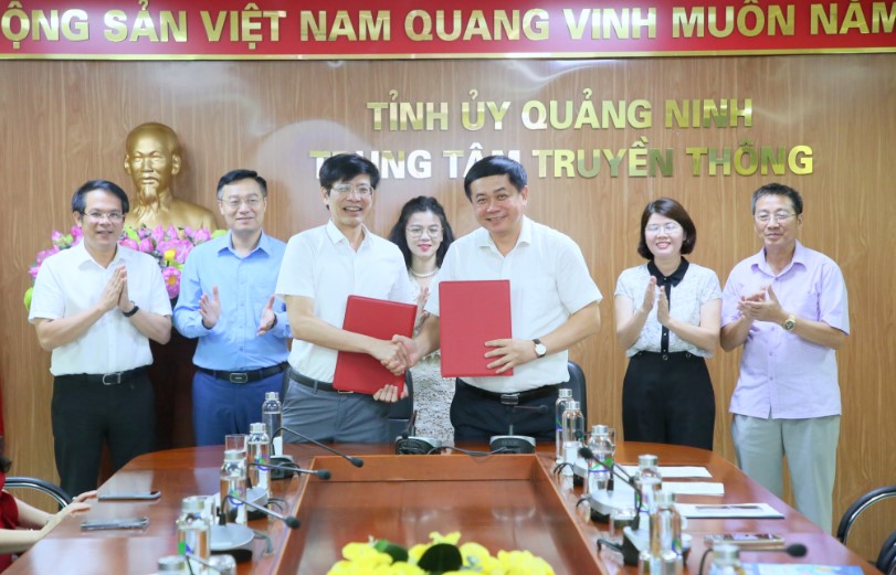 Trung tâm Truyền thông tỉnh Quảng Ninh và Đài PT-TH tỉnh Thanh Hoá ký kết chương trình hợp tác - Ảnh 2.