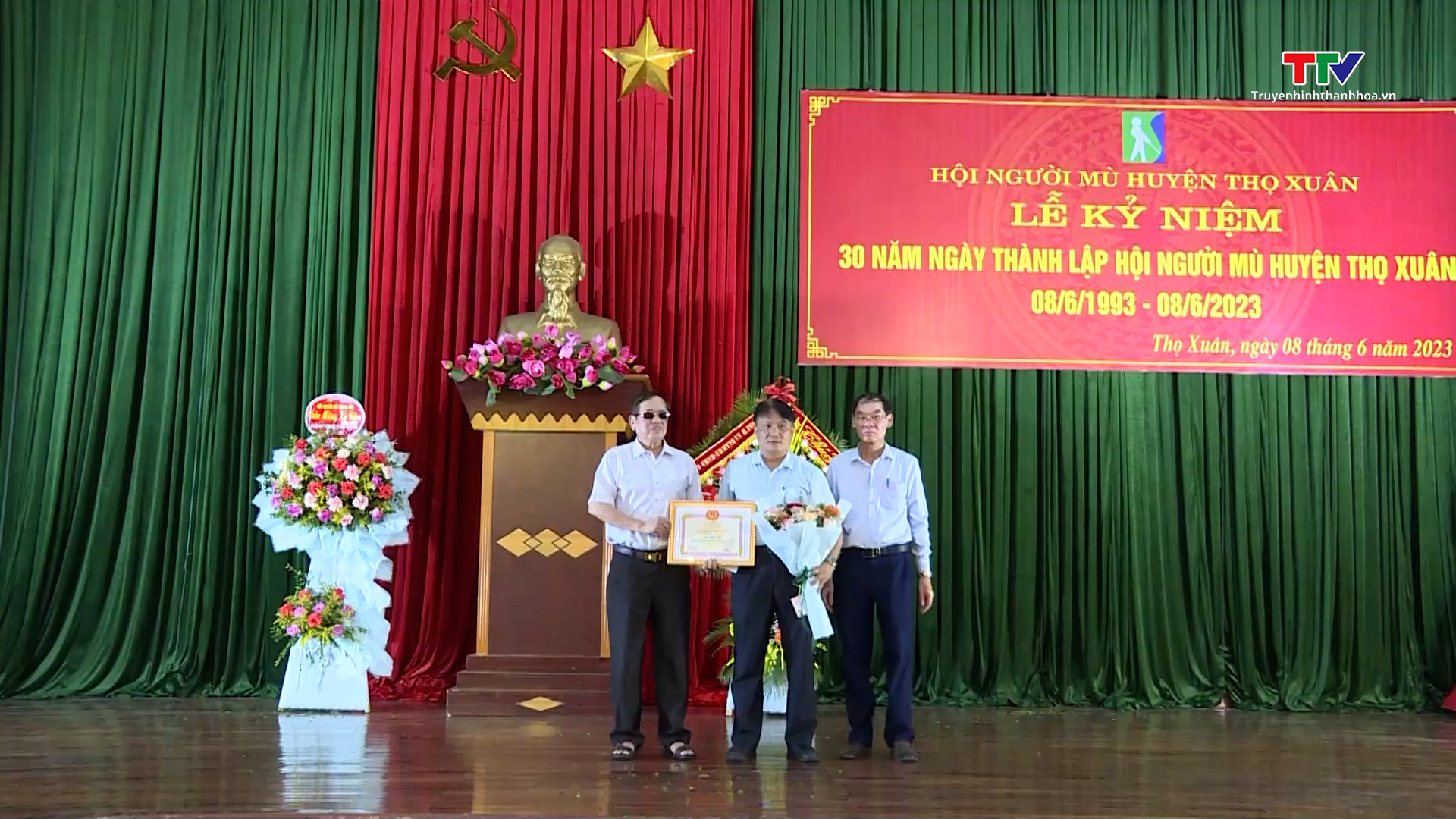 Hội Người mù huyện Thọ Xuân tổ chức kỷ niệm 30 năm 
ngày thành lập ( 8/6/1993 – 8/6/2023) - Ảnh 2.