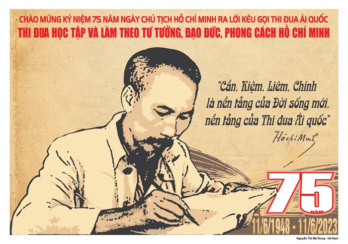 Kỷ niệm 75 năm Ngày Chủ tịch Hồ Chí Minh ra Lời kêu gọi thi đua ái quốc - Ảnh 1.