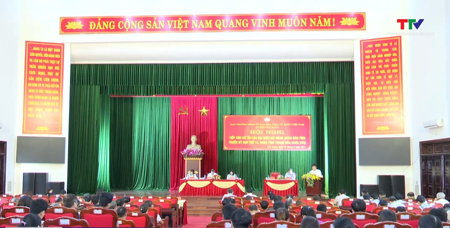 Đại biểu Hội đồng nhân dân tỉnh tiếp xúc cử tri tại các huyện Thọ Xuân, Quan Sơn - Ảnh 2.