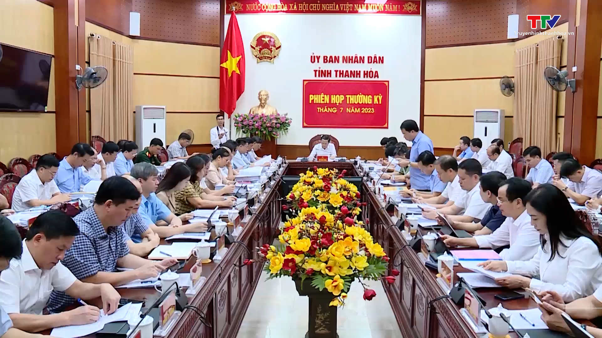Phiên họp thường kỳ Ủy ban nhân dân tỉnh Thanh Hóa tháng 7/2023 - Ảnh 2.