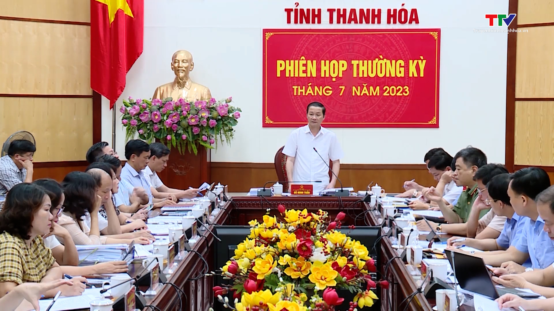 Phiên họp thường kỳ Ủy ban nhân dân tỉnh Thanh Hóa tháng 7/2023 - Ảnh 6.