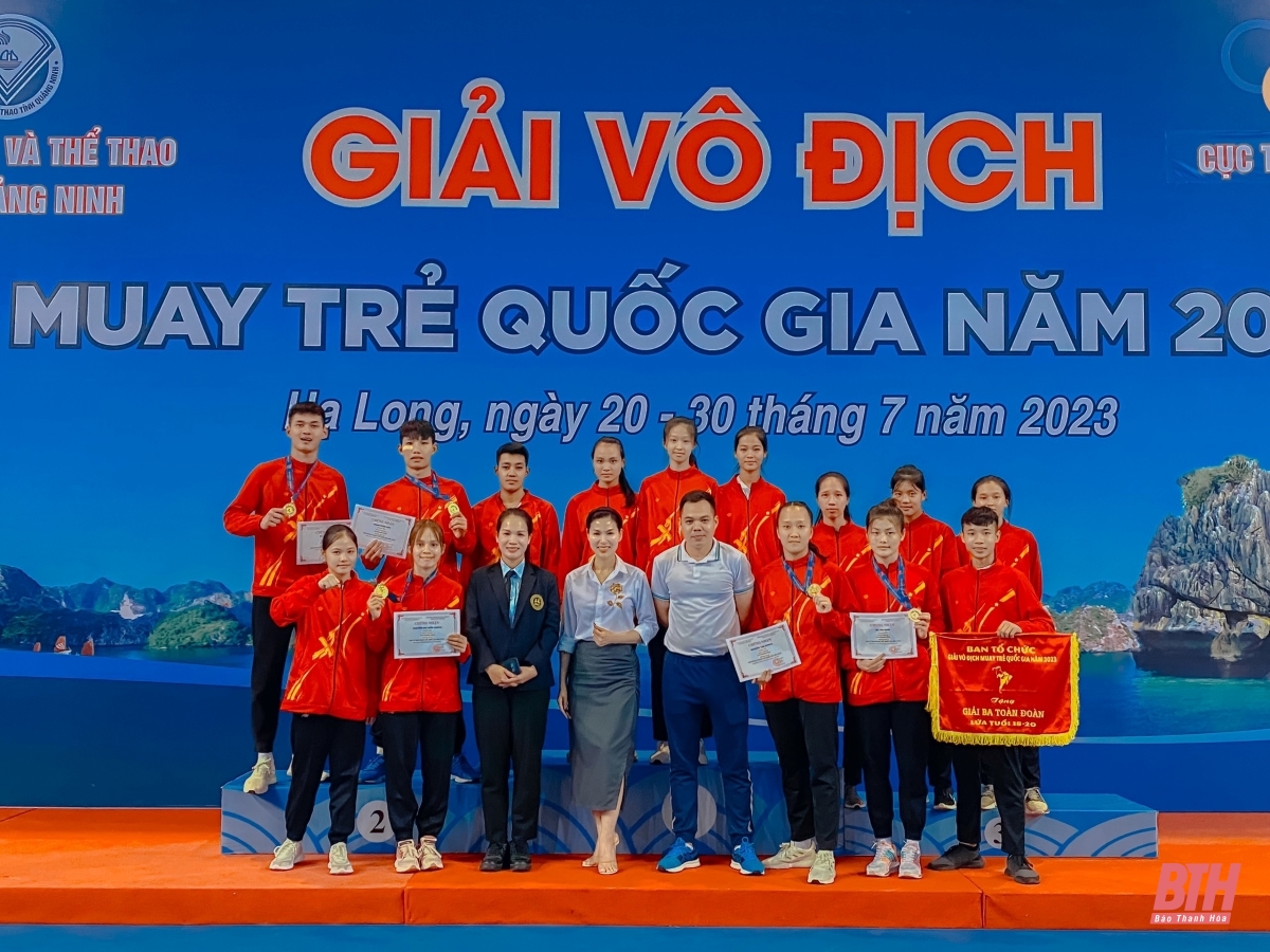 Đội tuyển Muay Thanh Hóa đứng thứ 3 toàn đoàn lứa tuổi 18-20 giải Vô địch trẻ quốc gia 2023 - Ảnh 2.