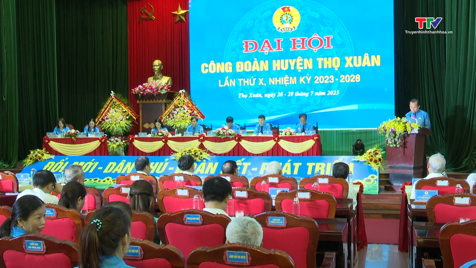 Đại hội Công đoàn huyện Thọ Xuân lần thứ 10, nhiệm kỳ 2023 – 2028 - Ảnh 2.