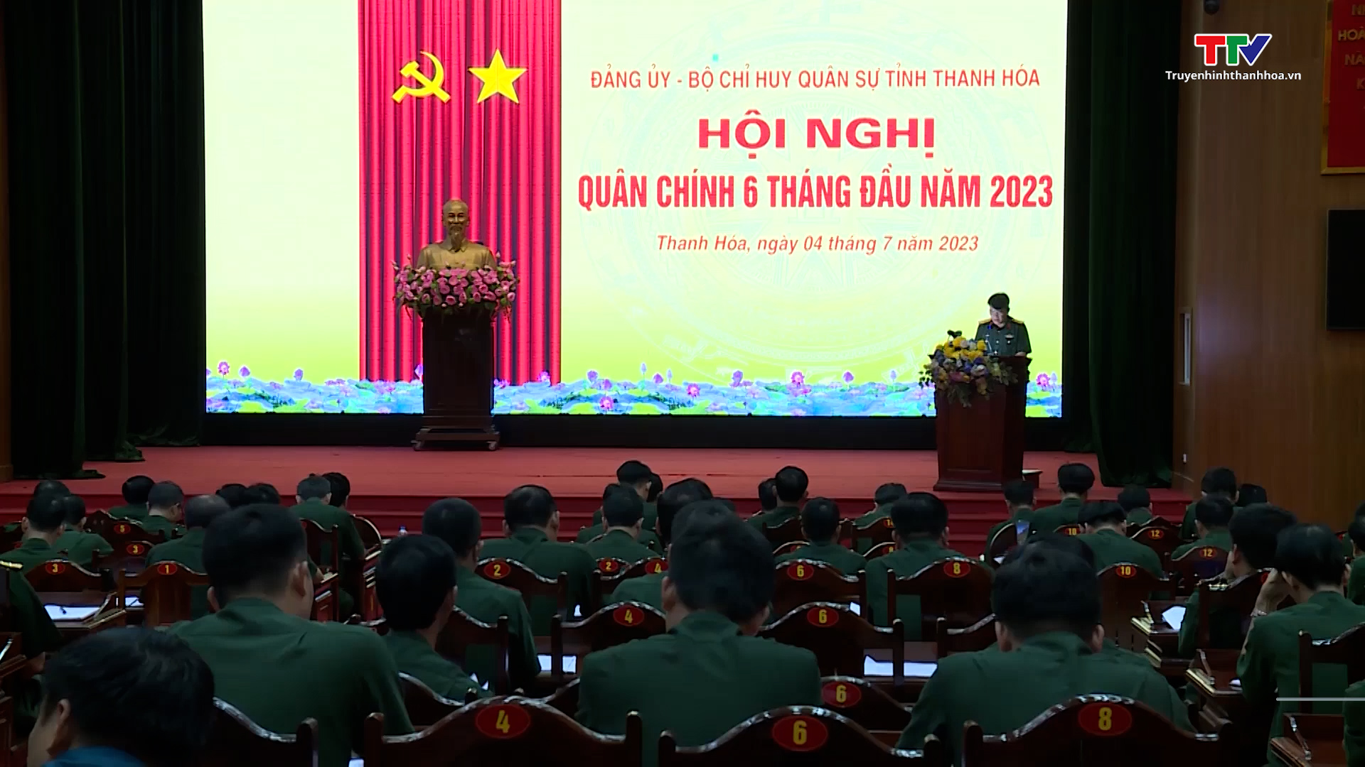 Bộ Chỉ huy quân sự Thanh Hóa tổ chức Hội nghị quân chính 6 tháng đầu năm 2023 - Ảnh 2.