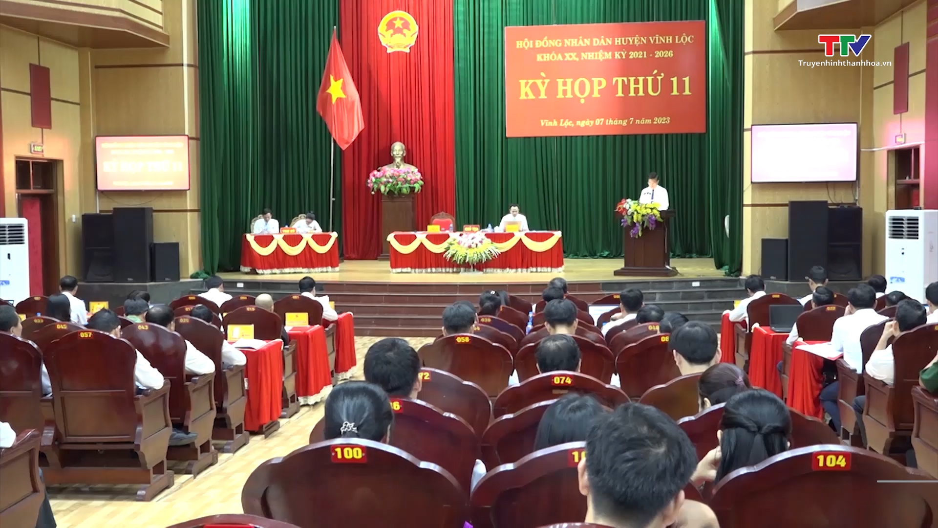 Hội đồng nhân dân huyện Vĩnh Lộc tổ chức Kỳ họp thứ 11, nhiệm kỳ 2021 - 2026 - Ảnh 2.