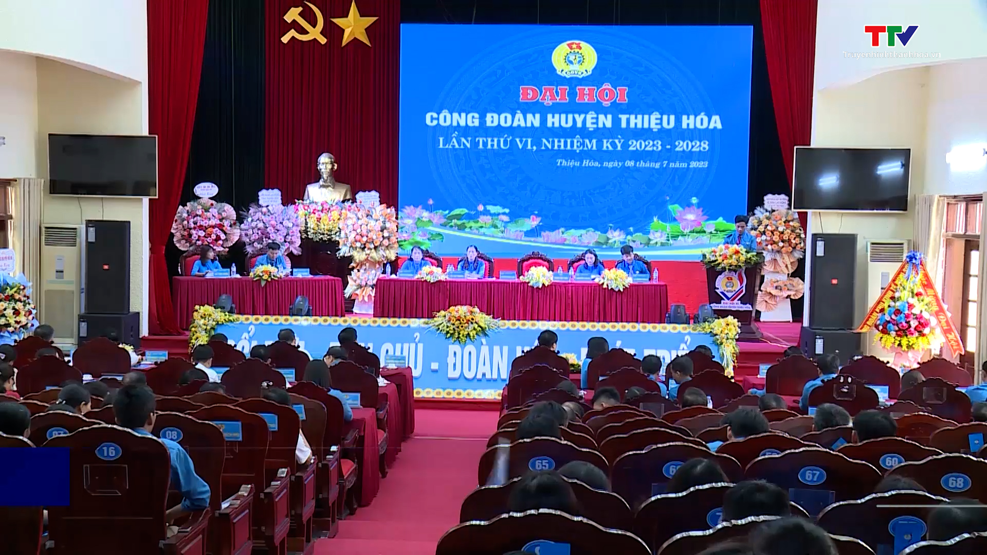 Đại hội Công đoàn huyện Thiệu Hóa lần thứ VI, nhiệm kỳ 2023 – 2028 - Ảnh 2.