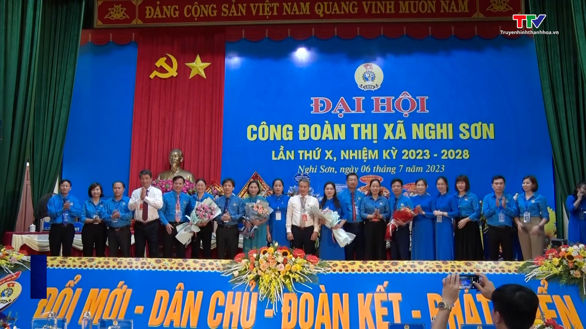 Đại hội Công đoàn thị xã Nghi Sơn lần thứ X, nhiệm kỳ 2023 - 2028 - Ảnh 2.