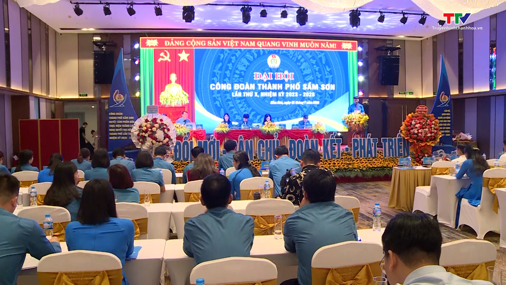 Đại hội Công đoàn thành phố Sầm Sơn lần thứ X, nhiệm kỳ 2023 - 2028 - Ảnh 2.