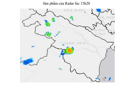 Cảnh báo dông, tố, lốc, sét, mưa đá và mưa lớn cục bộ trên khu vực tỉnh Thanh Hoá - Ảnh 1.
