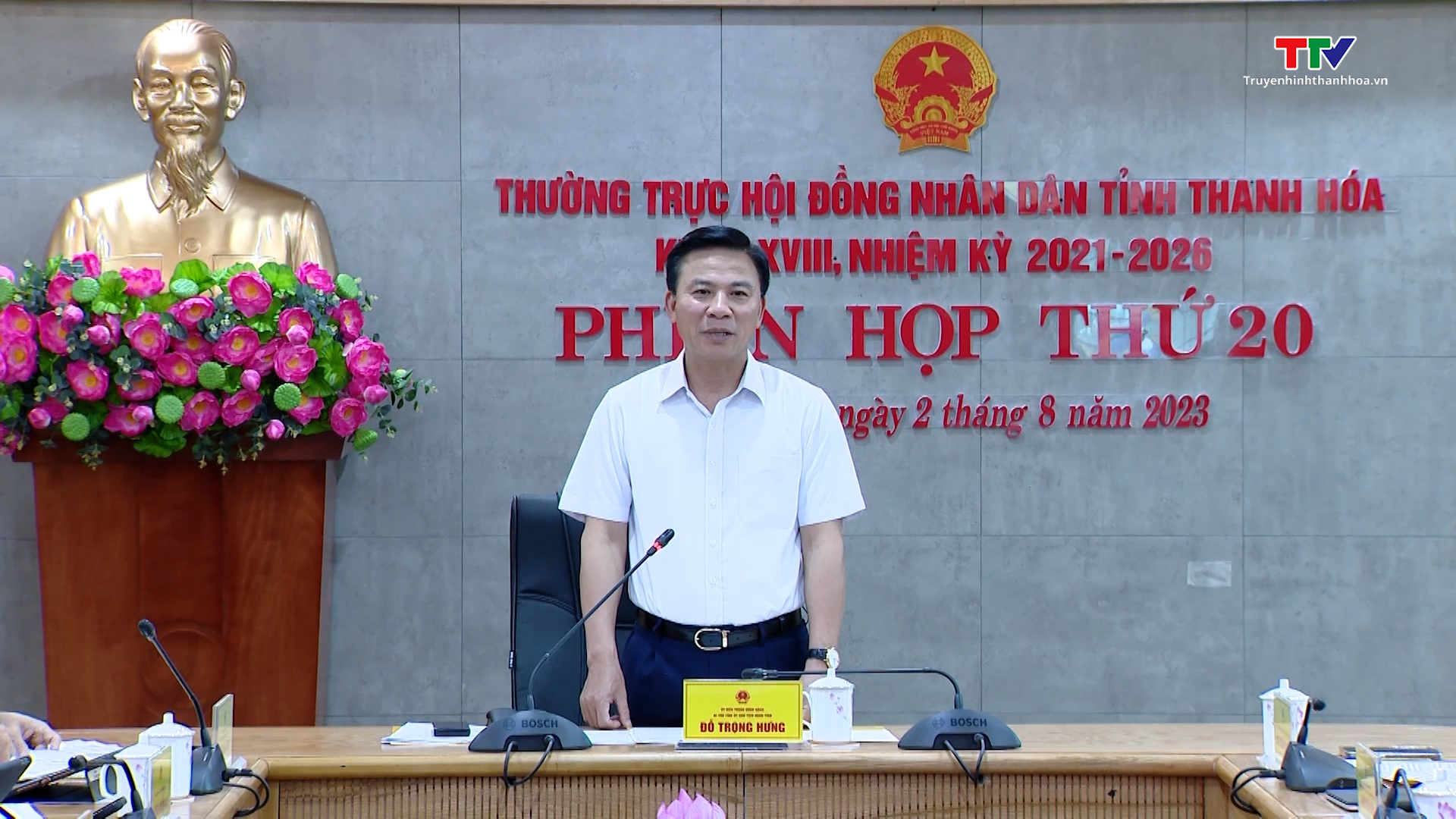 Phiên họp lần thứ 20 Thường trực Hội đồng Nhân dân tỉnh Thanh Hoá - Ảnh 4.