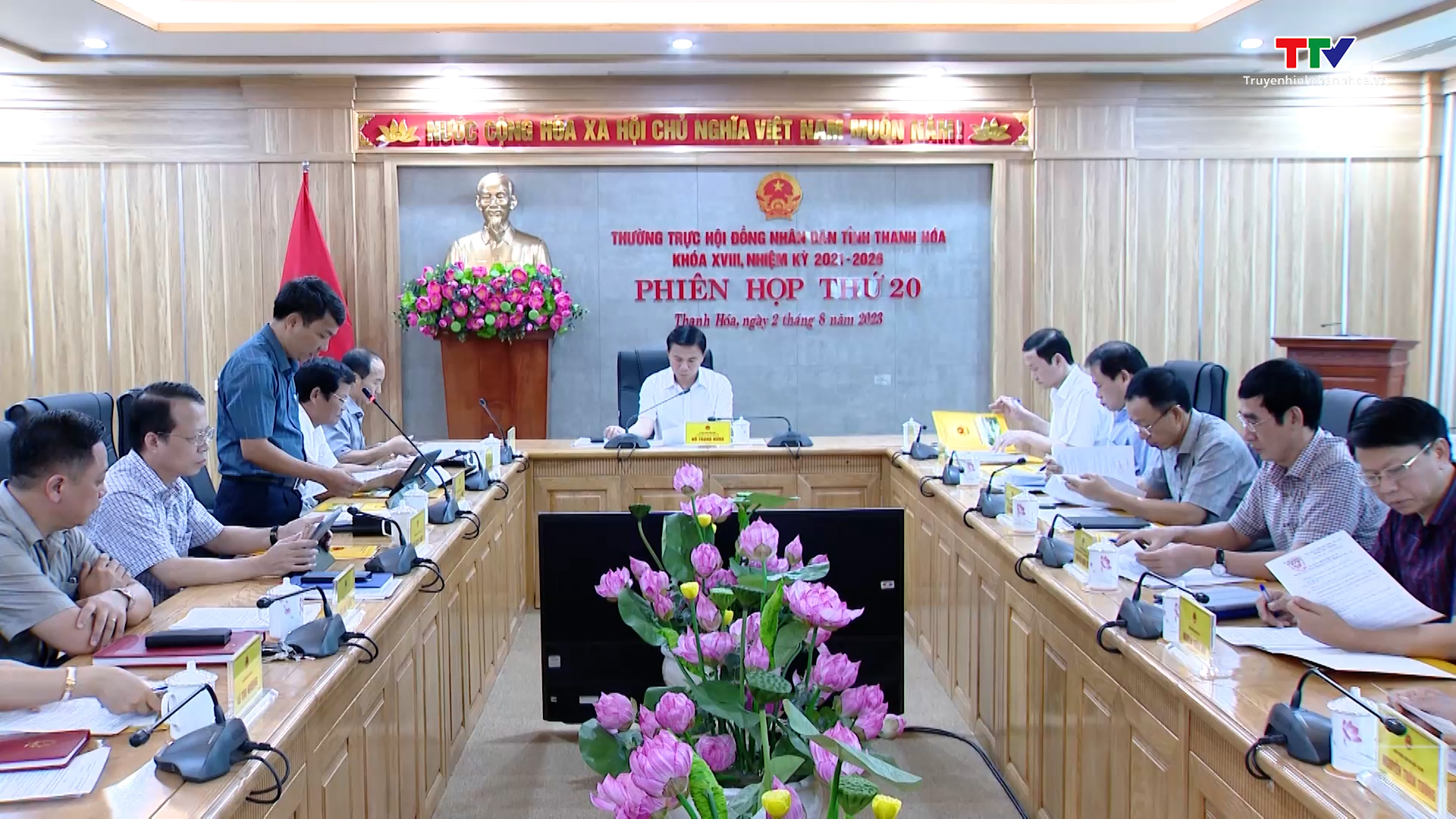 Phiên họp lần thứ 20 Thường trực Hội đồng Nhân dân tỉnh Thanh Hoá - Ảnh 2.