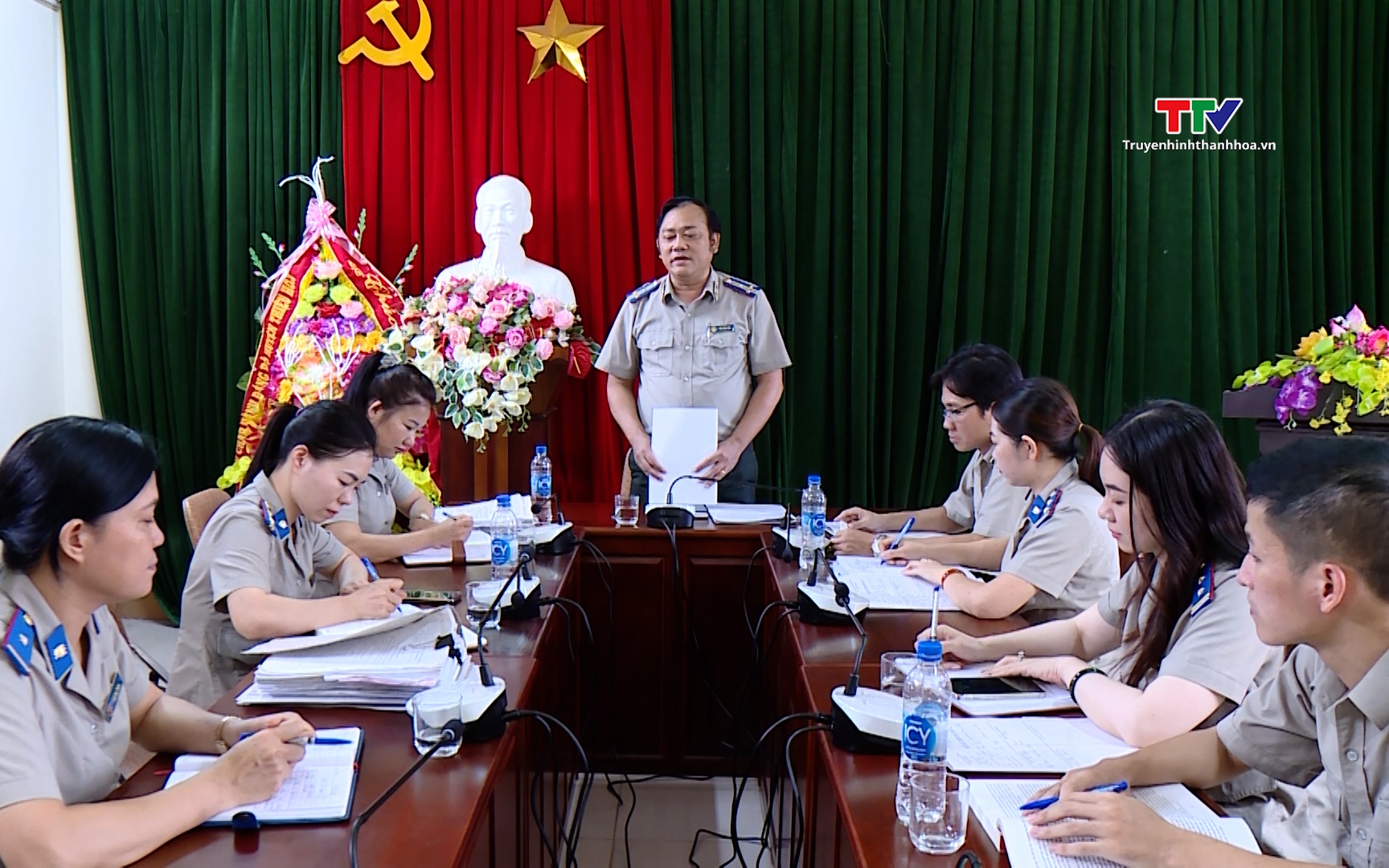 Cục thi hành án dân sự tỉnh Thanh Hoá luân chuyển cán bộ theo yêu cầu của thành viên Ban chỉ đạo phòng chống tham nhũng tỉnh