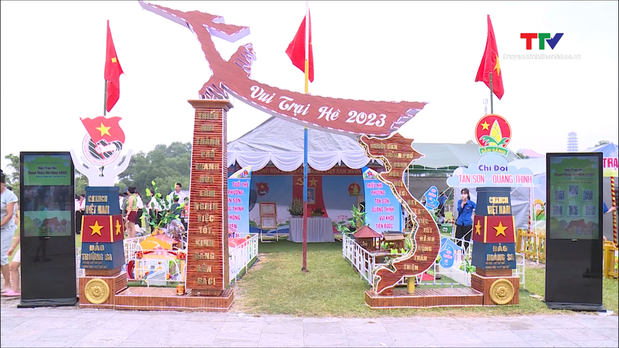 Hội trại hè thành phố Thanh Hóa năm 2023 – sân chơi bổ ích cho các em thiếu niên nhi đồng - Ảnh 2.