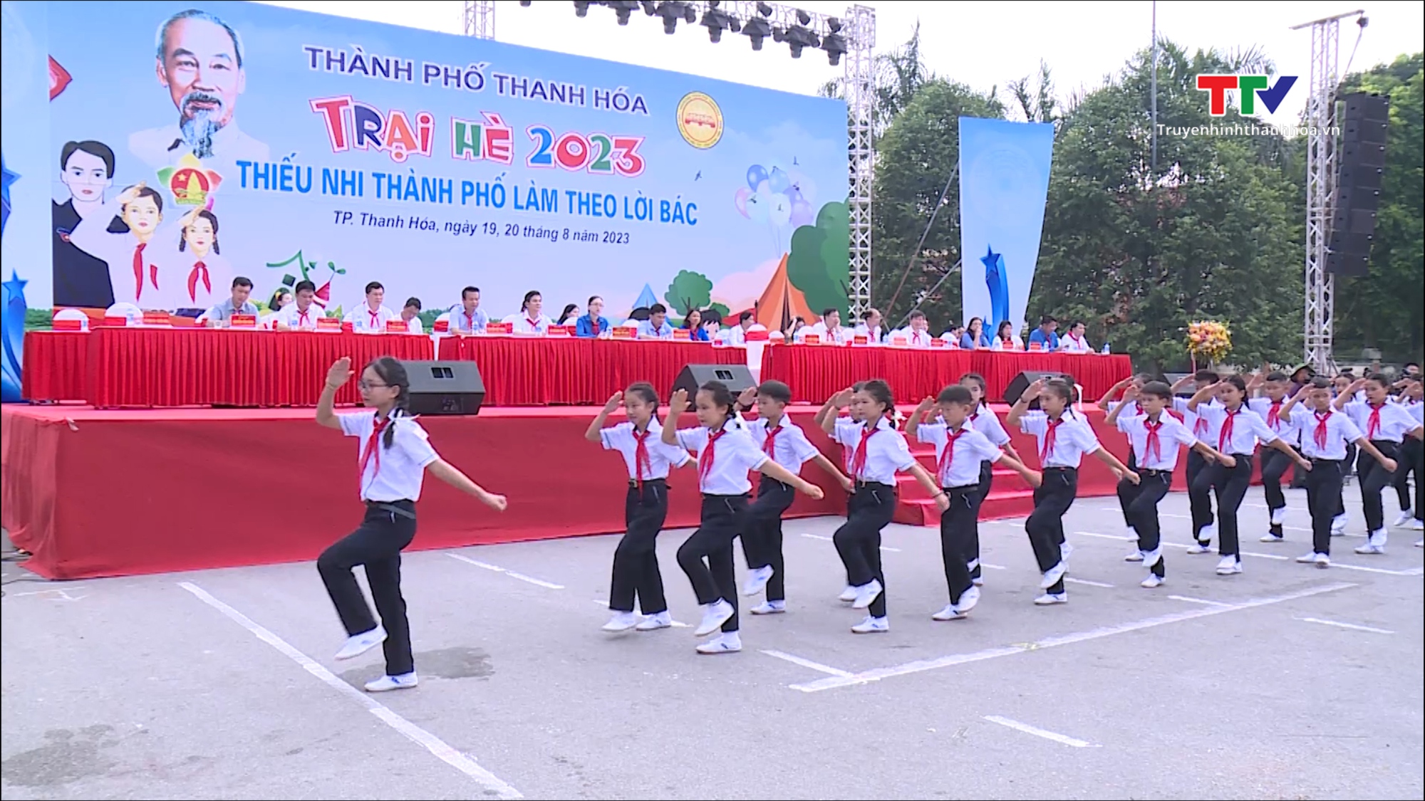 Hội trại hè thành phố Thanh Hóa năm 2023 – sân chơi bổ ích cho các em thiếu niên nhi đồng - Ảnh 3.