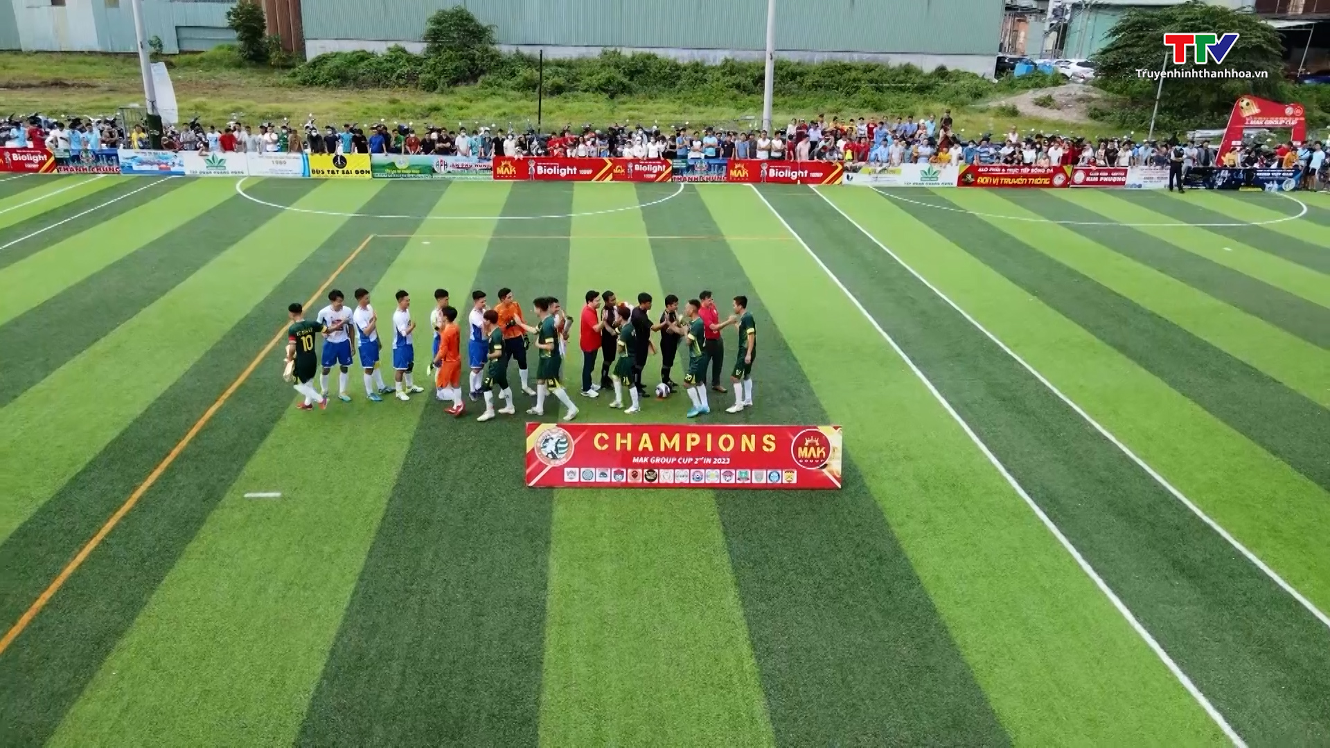 Giải bóng đá sân 7 huyện Triệu Sơn tại miền Nam tranh Cup Mak Group lần thứ 2, năm 2023 - Ảnh 2.