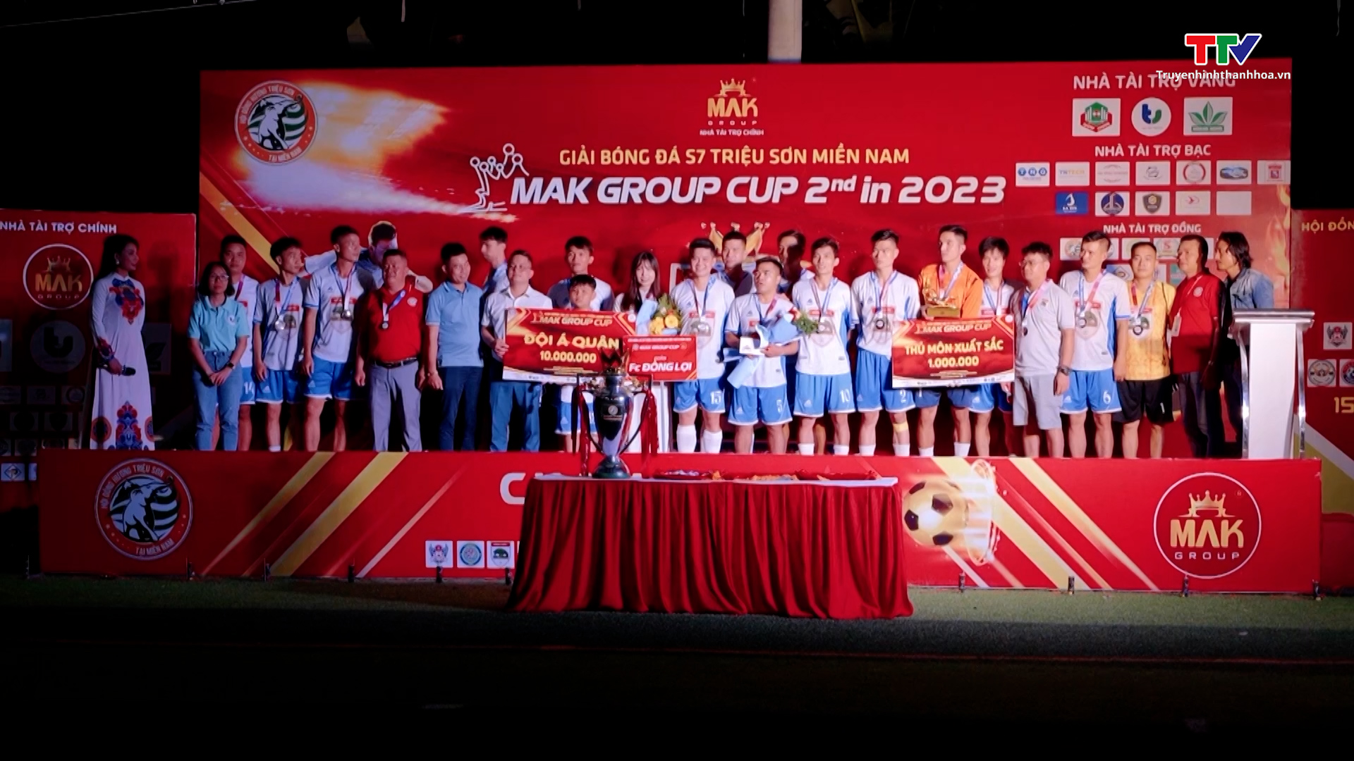 Giải bóng đá sân 7 huyện Triệu Sơn tại miền Nam tranh Cup Mak Group lần thứ 2, năm 2023 - Ảnh 4.