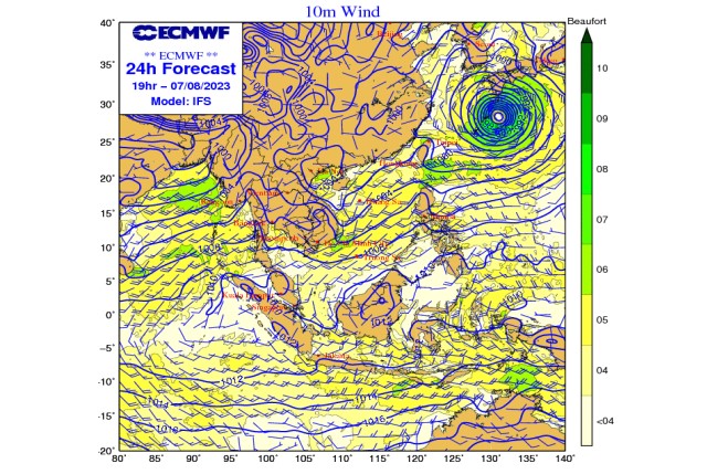 Dự báo gió mạnh trên vùng biển khu vực tỉnh Thanh Hóa - Ảnh 1.