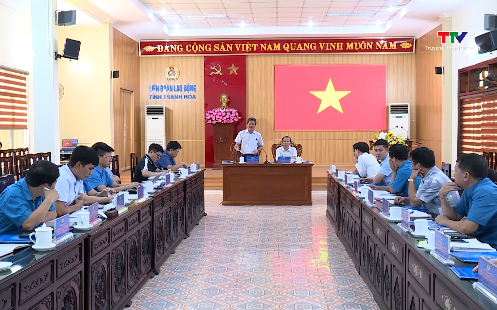 Đoàn công tác Tổng Liên đoàn lao động Việt Nam làm việc tại Liên đoàn lao động tỉnh Thanh Hoá