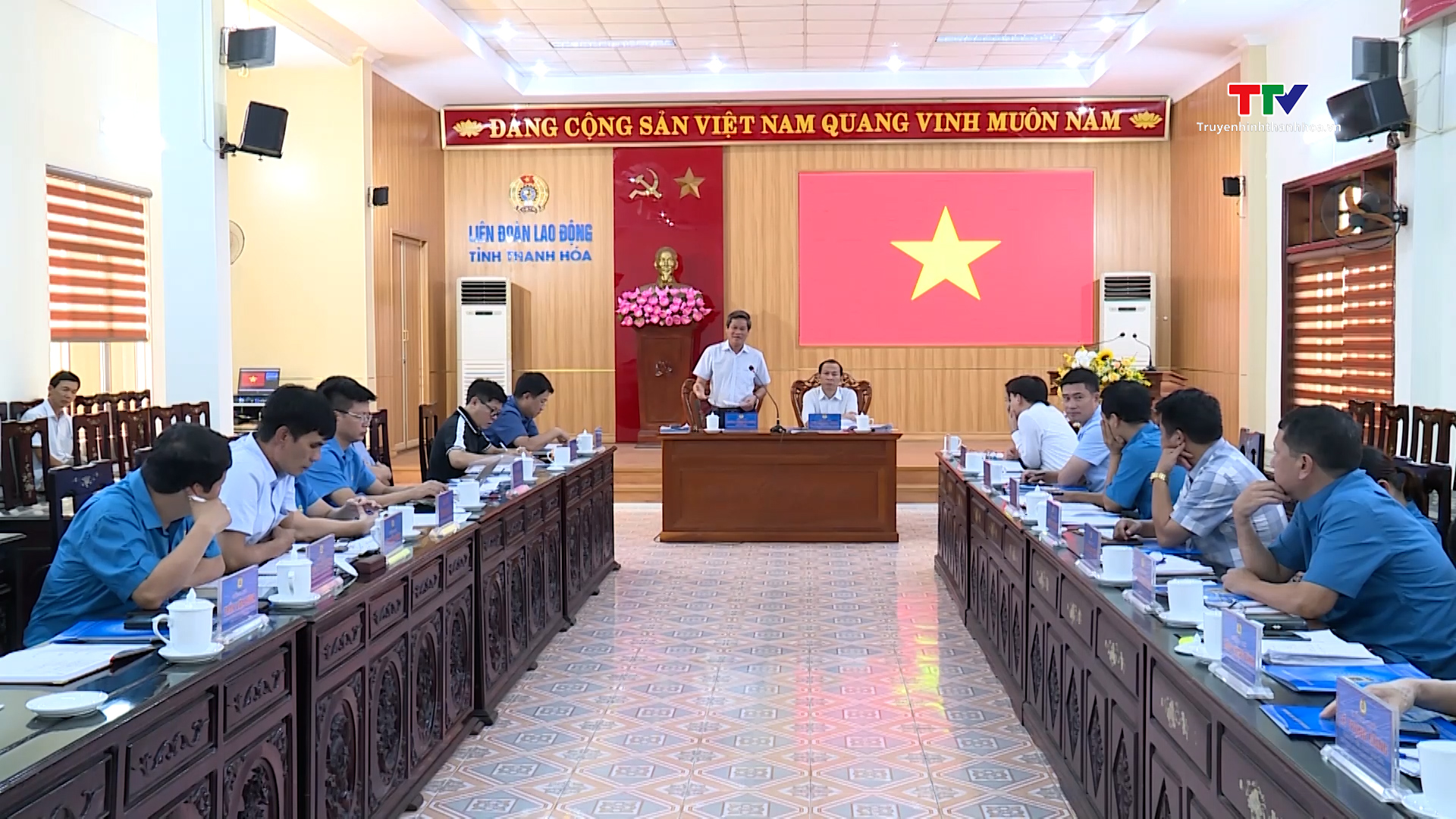 Đoàn công tác Tổng Liên đoàn lao động Việt Nam làm việc tại Liên đoàn lao động tỉnh Thanh Hoá
 - Ảnh 2.