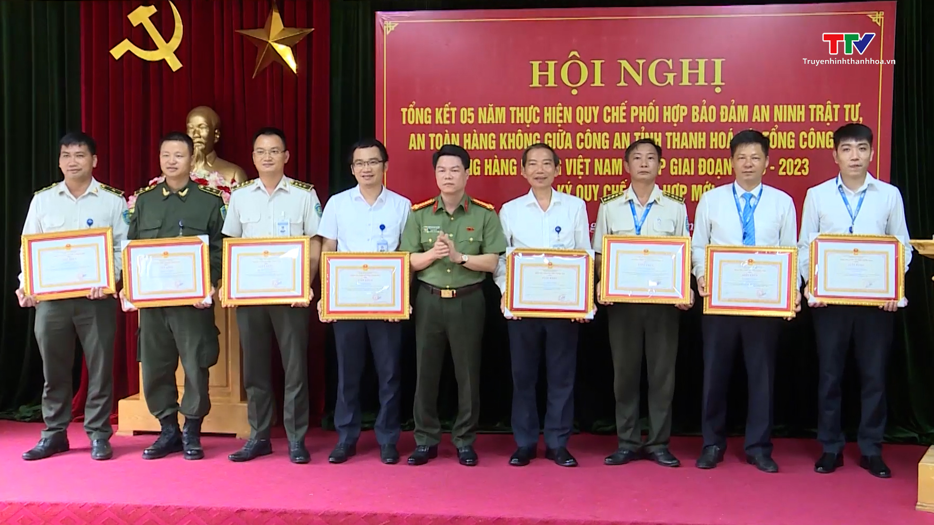 Tổng kết 5 năm thực hiện Quy chế phối hợp giữa Công an tỉnh Thanh Hóa với Tổng Công ty Cảng hàng không Việt Nam - CTCP - Ảnh 7.