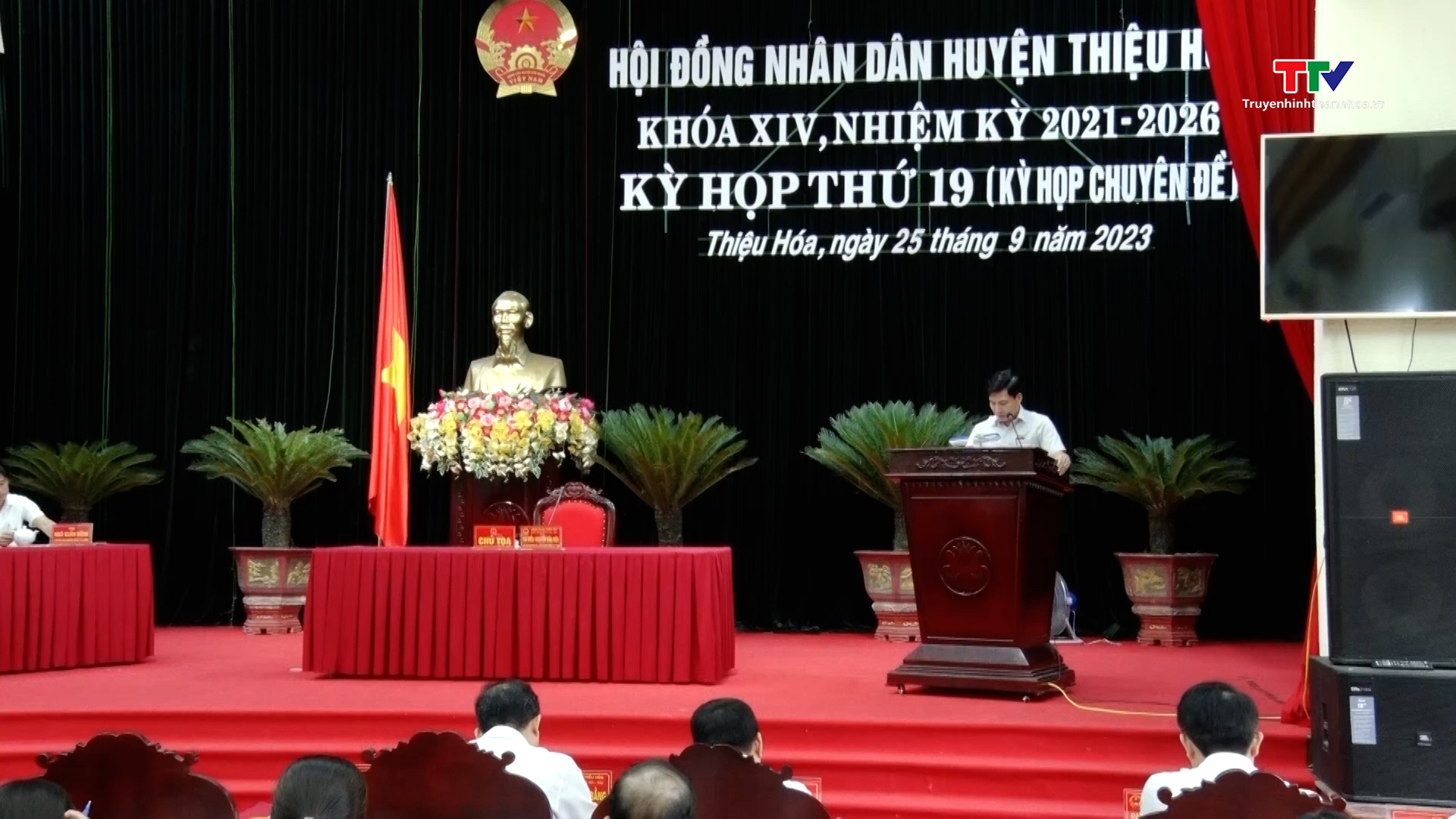 Kỳ họp thứ 19, Hội đồng nhân dân huyện Thiệu Hoá khoá XIV nhiệm kỳ 2021-2026 - Ảnh 2.