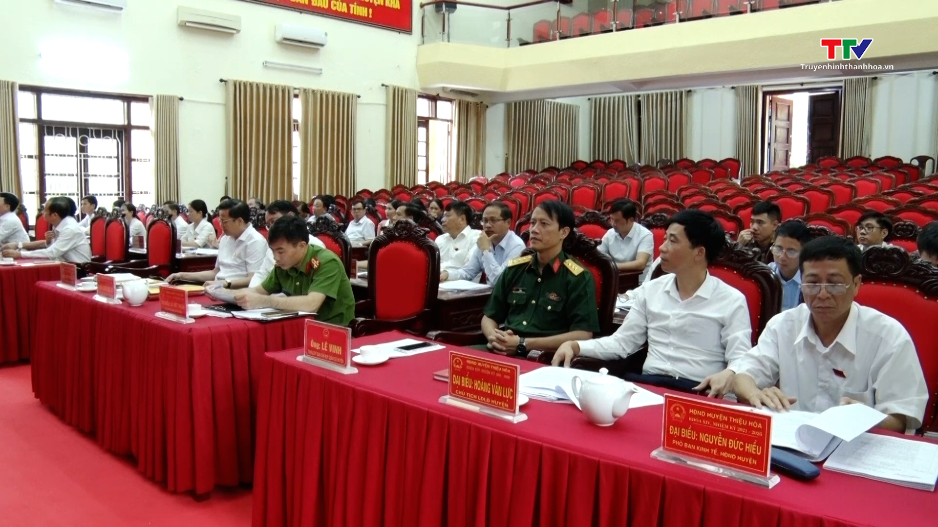 Kỳ họp thứ 19, Hội đồng nhân dân huyện Thiệu Hoá khoá XIV nhiệm kỳ 2021-2026 - Ảnh 3.