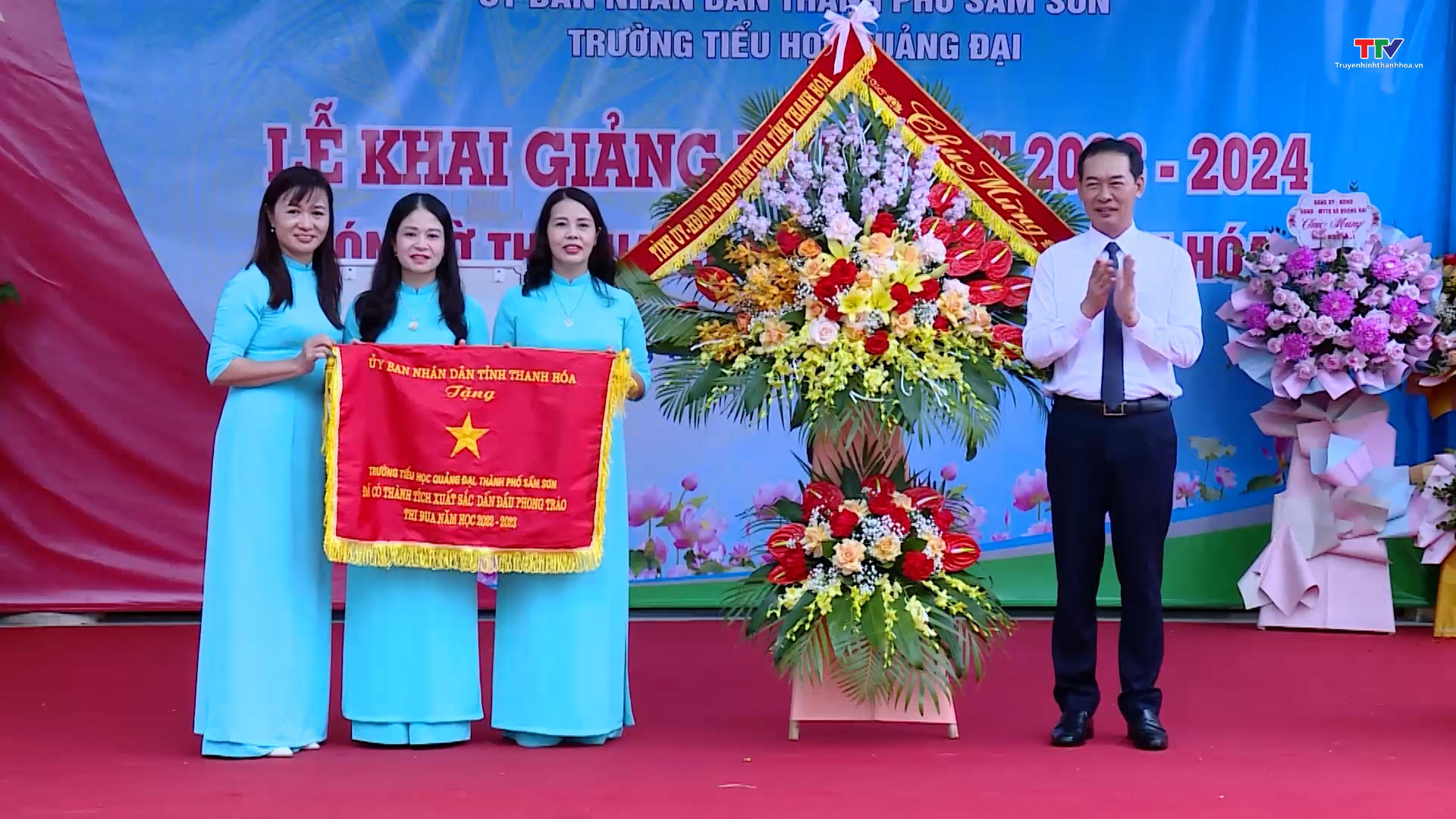 Trường Tiểu học Quảng Đại, thành phố Sầm Sơn khai giảng năm học 2023 - 2024 - Ảnh 4.